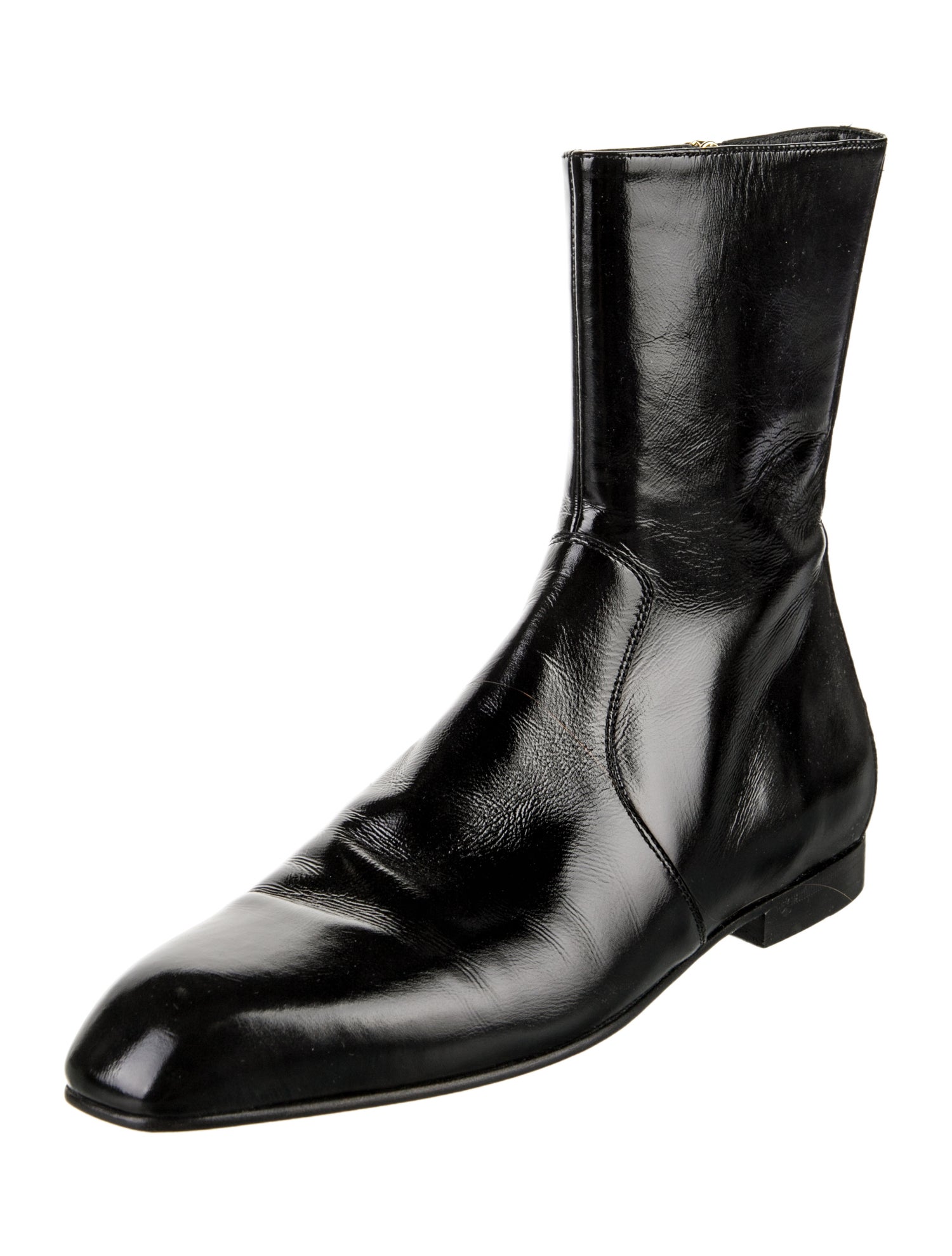 Khaite Leather Moto Boots