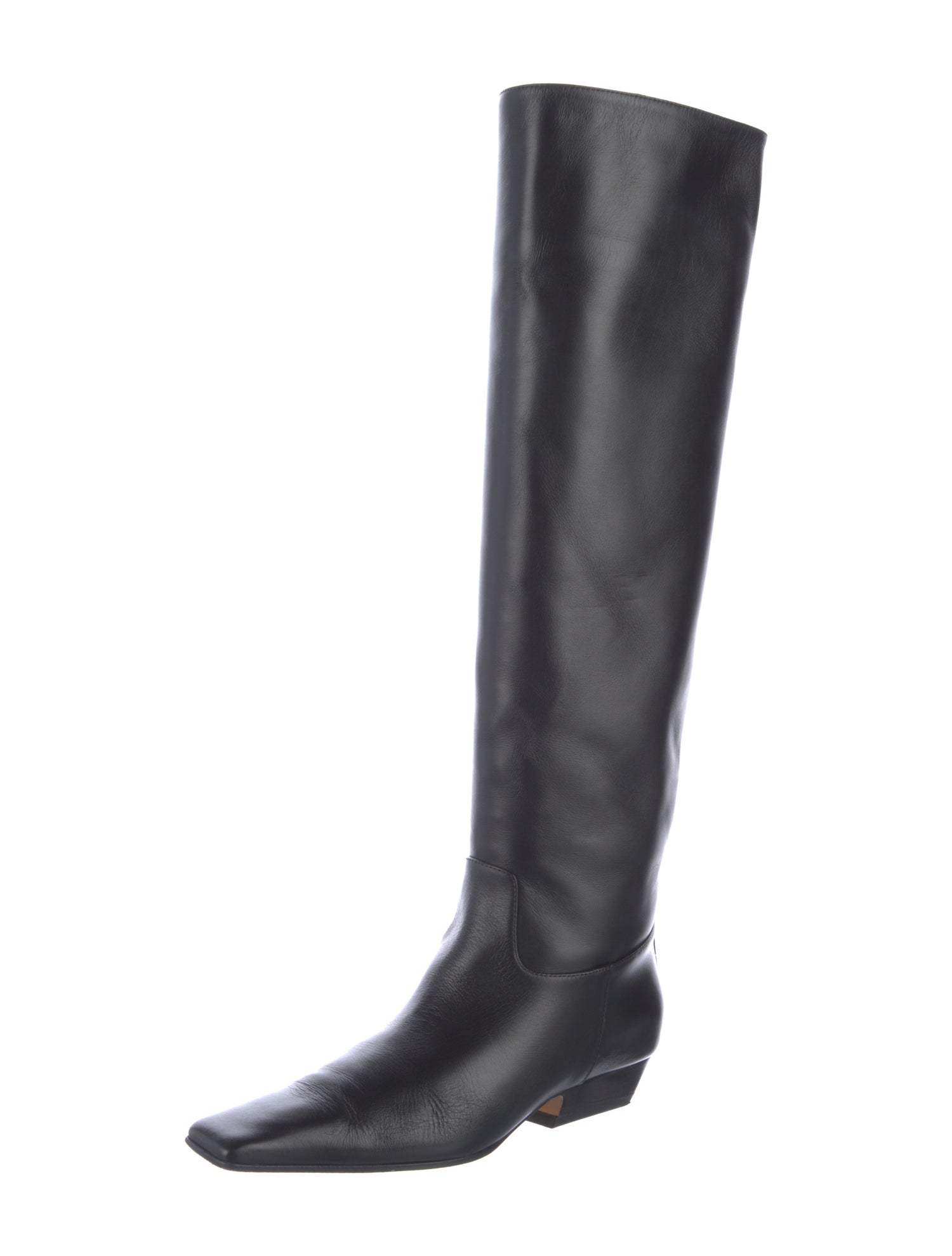 Khaite Leather Riding Boots