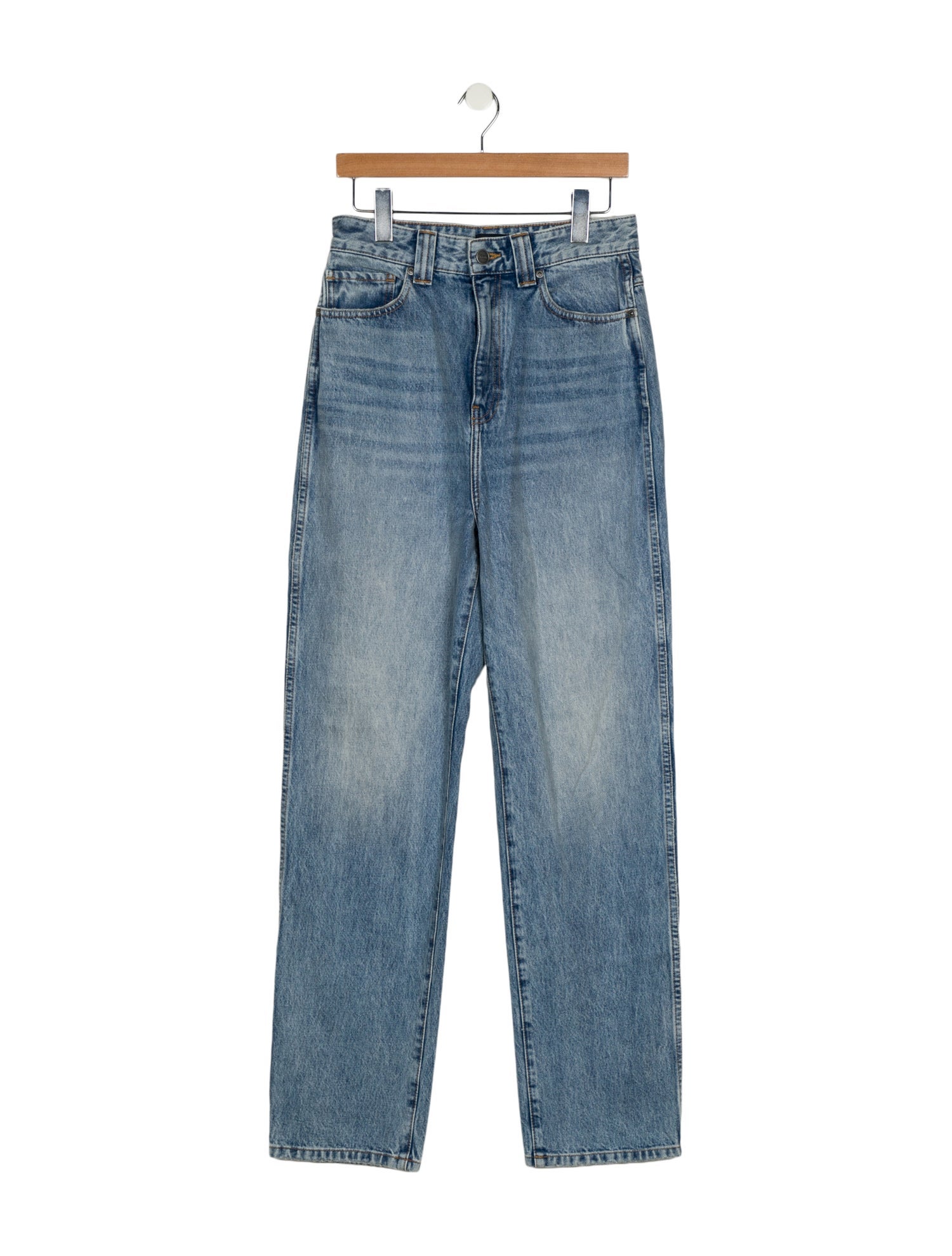 Khaite High-Rise Wide Leg Jeans w/ Tags