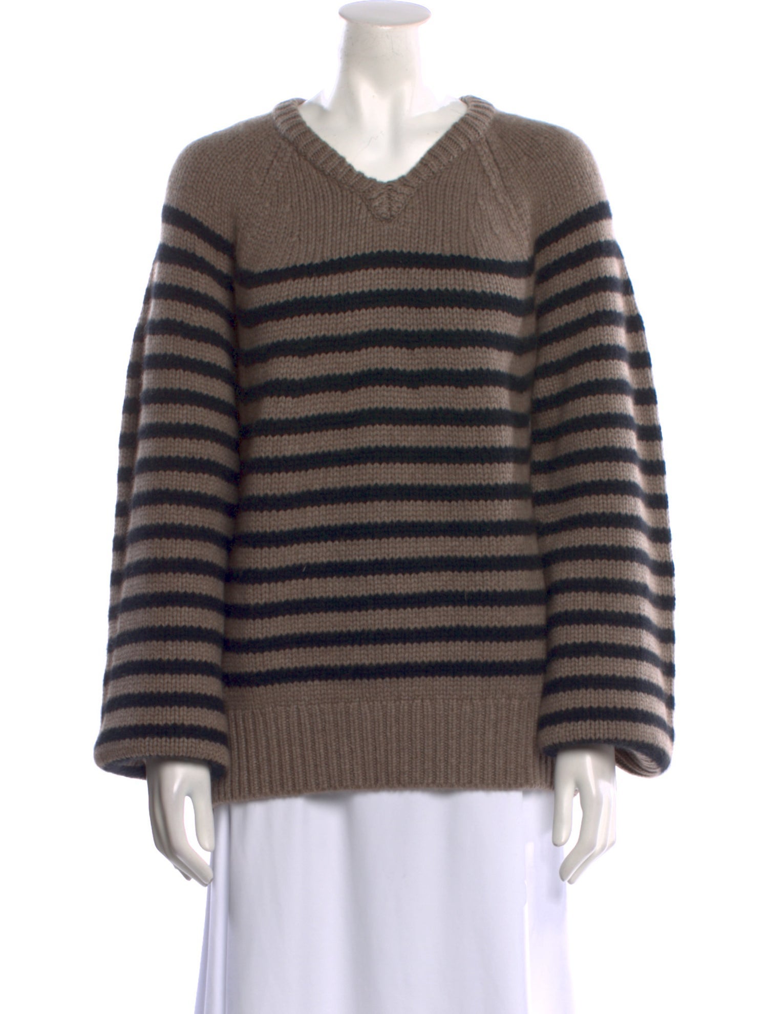 Khaite Cashmere Striped Sweater w/ Tags