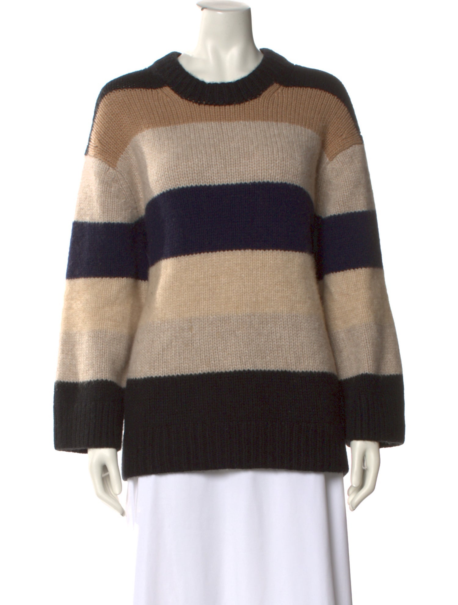 Khaite Cashmere Striped Sweater