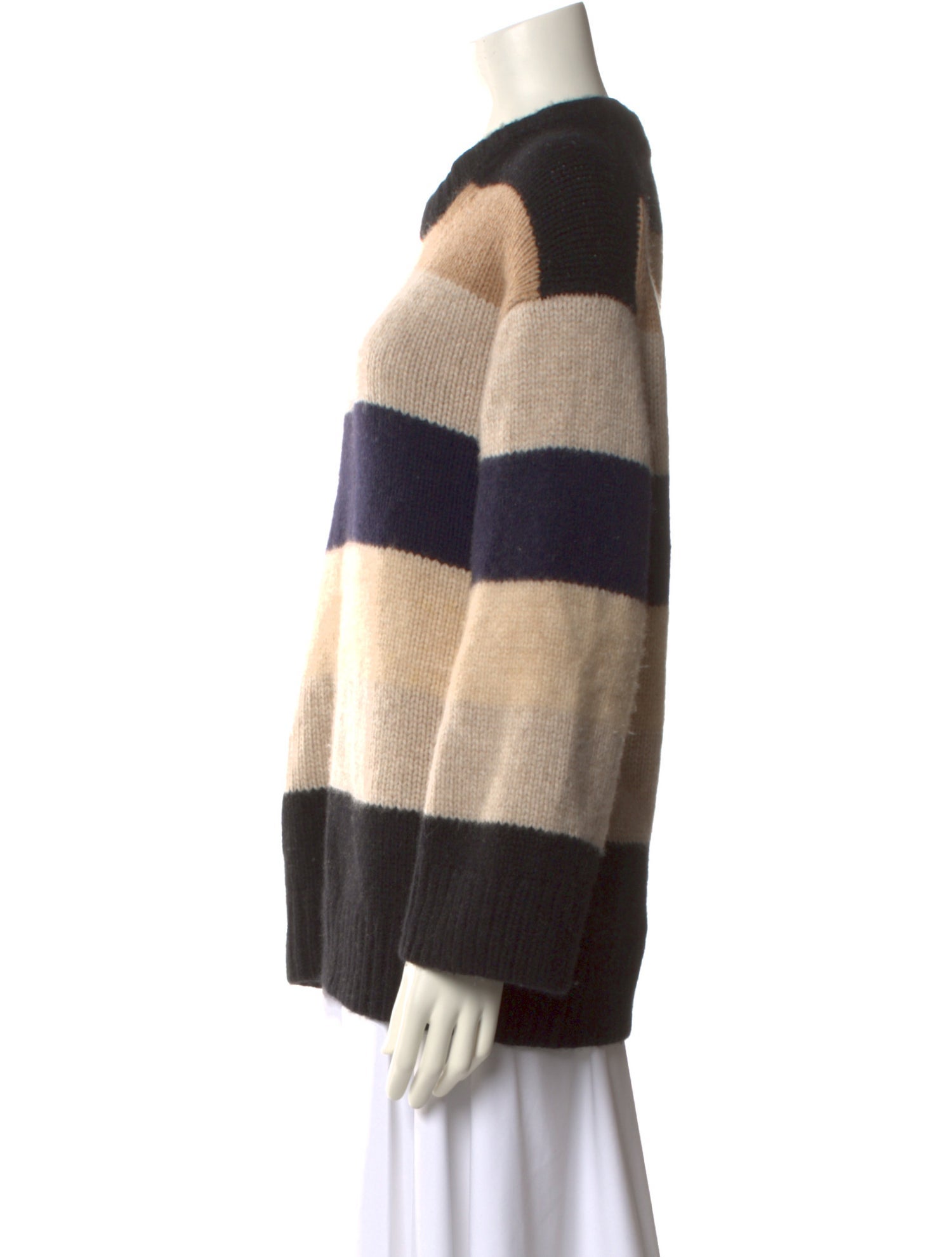 Khaite Cashmere Striped Sweater