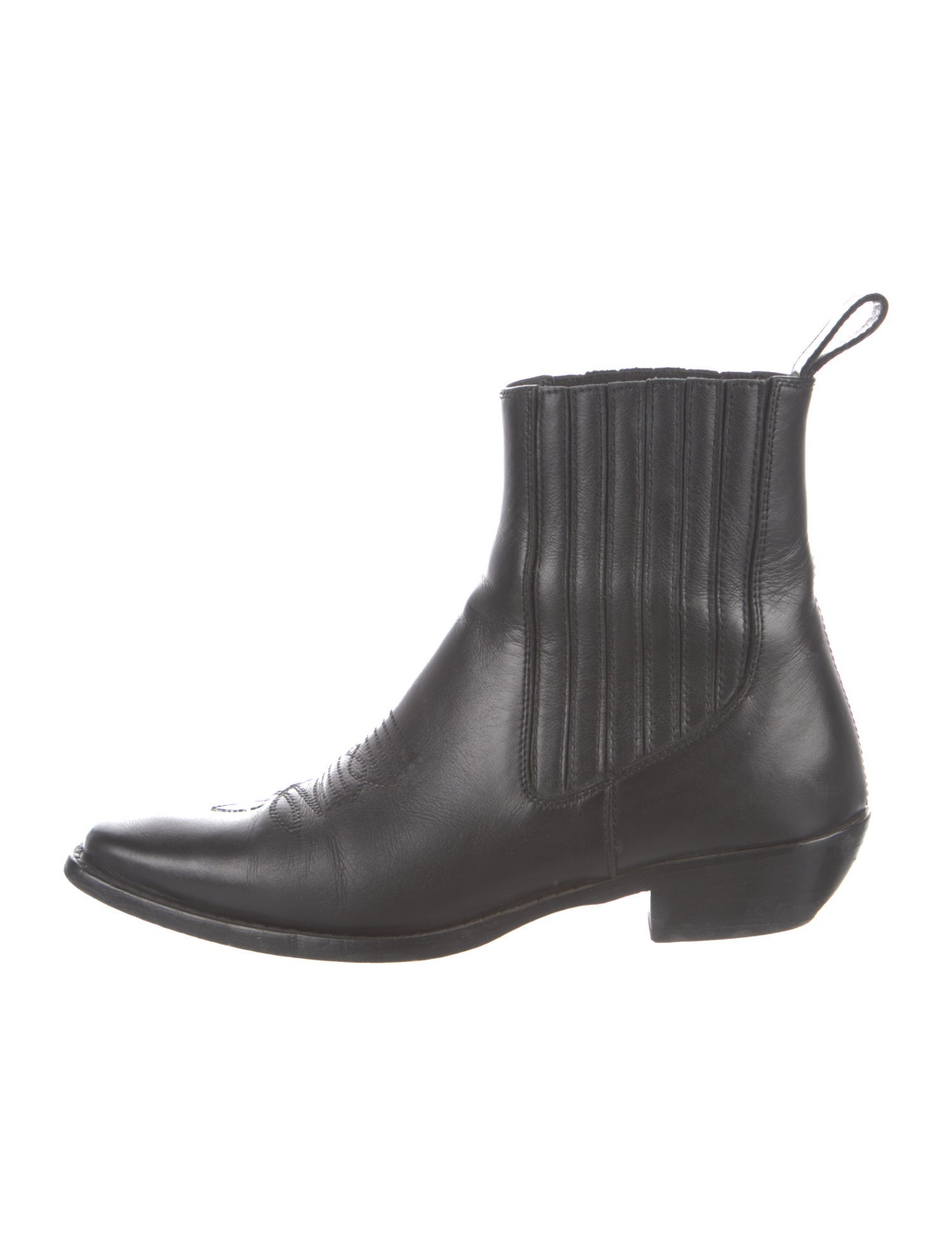 Khaite Leather Chelsea Boots