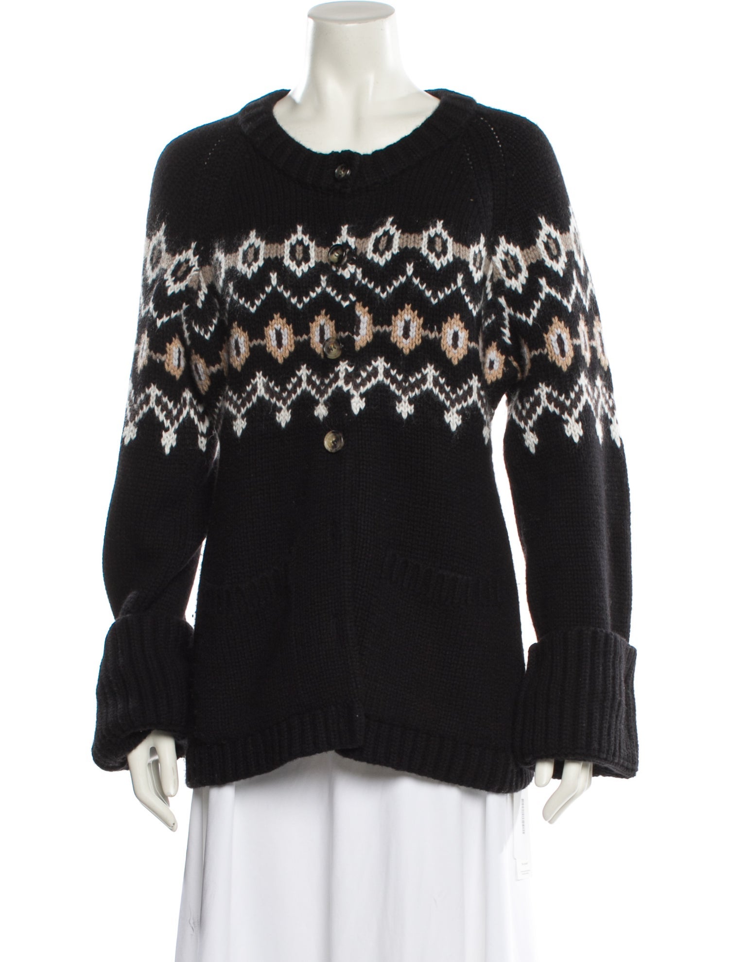 Khaite Cashmere Printed Sweater