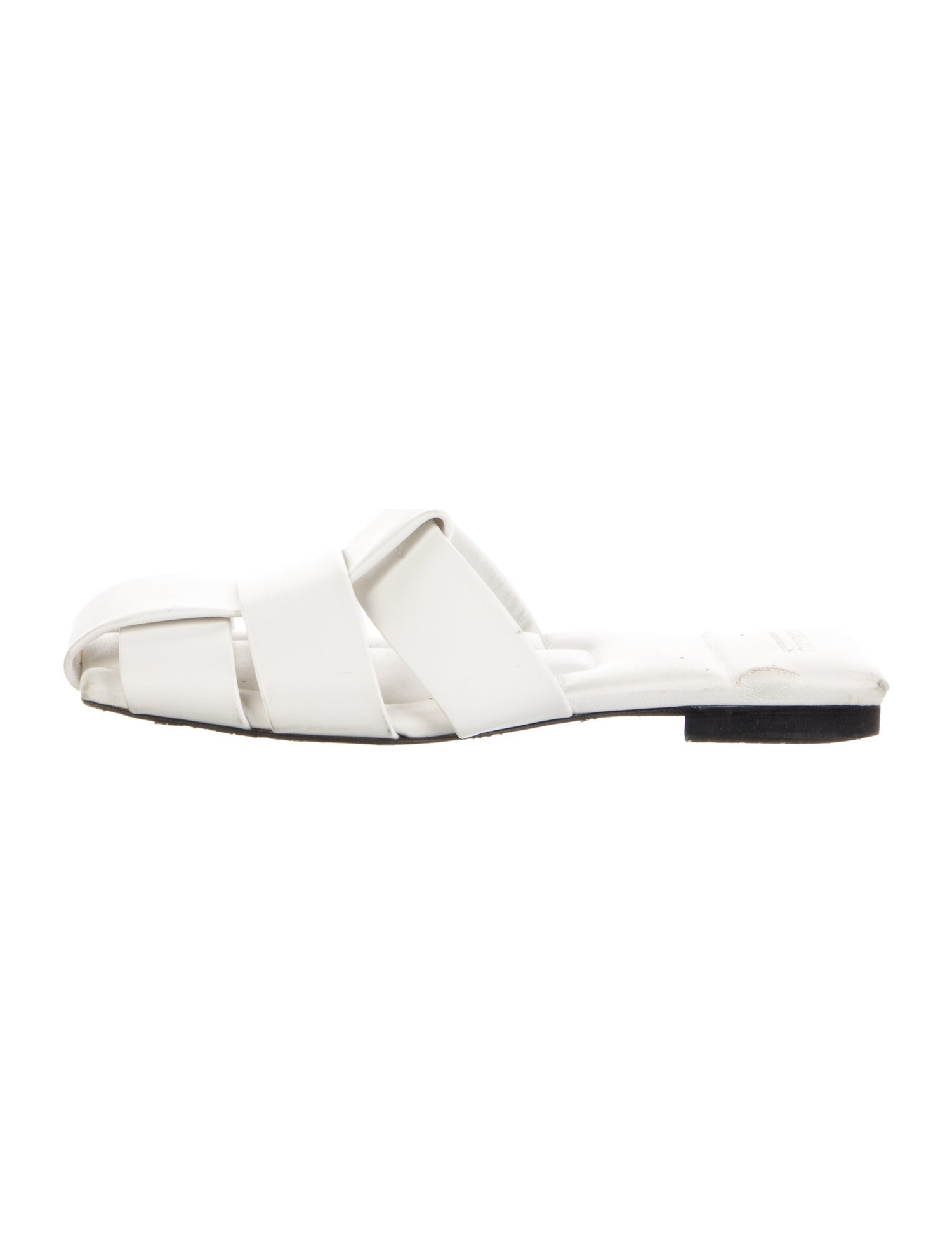 Khaite Leather Slides