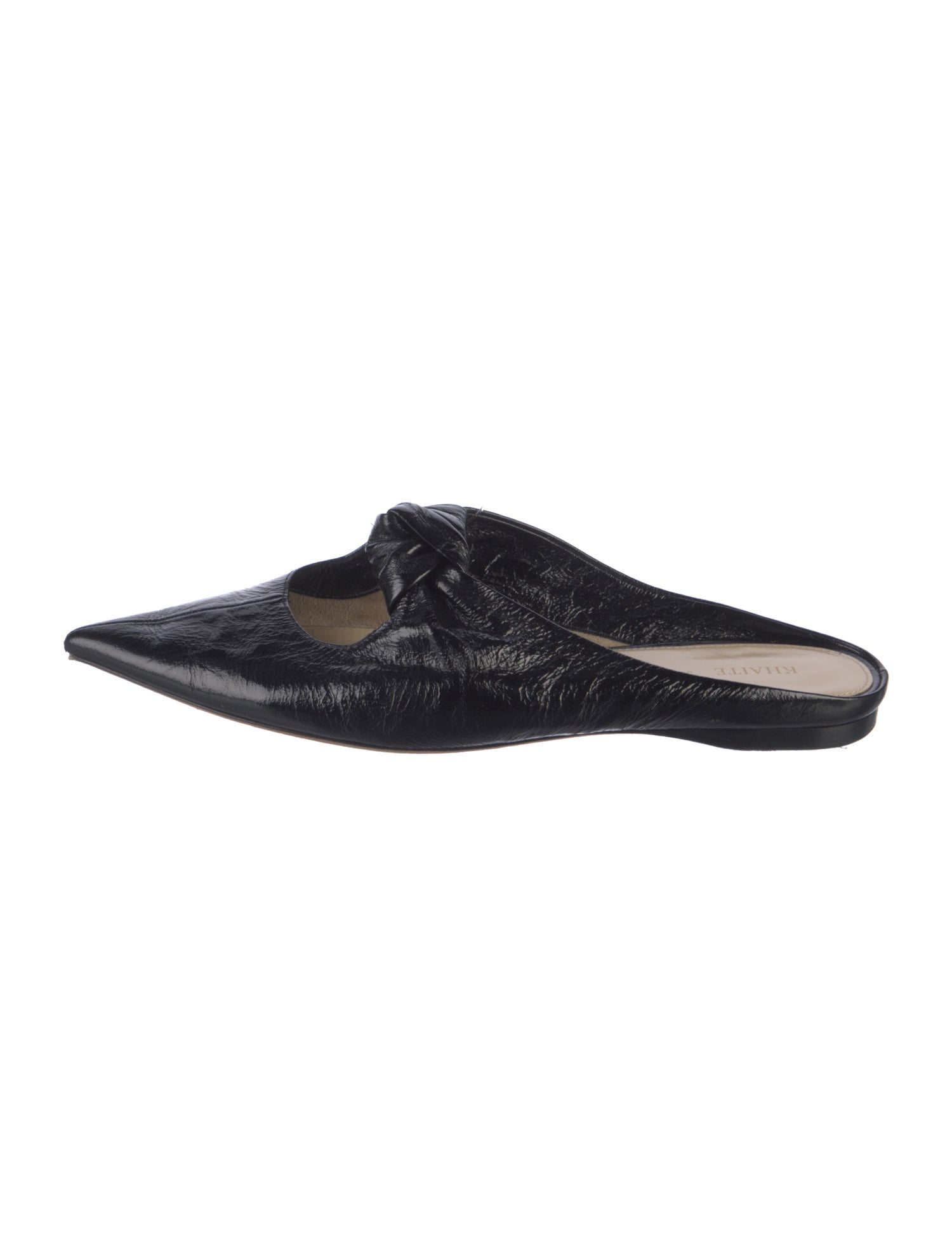 Khaite Patent Leather Mules