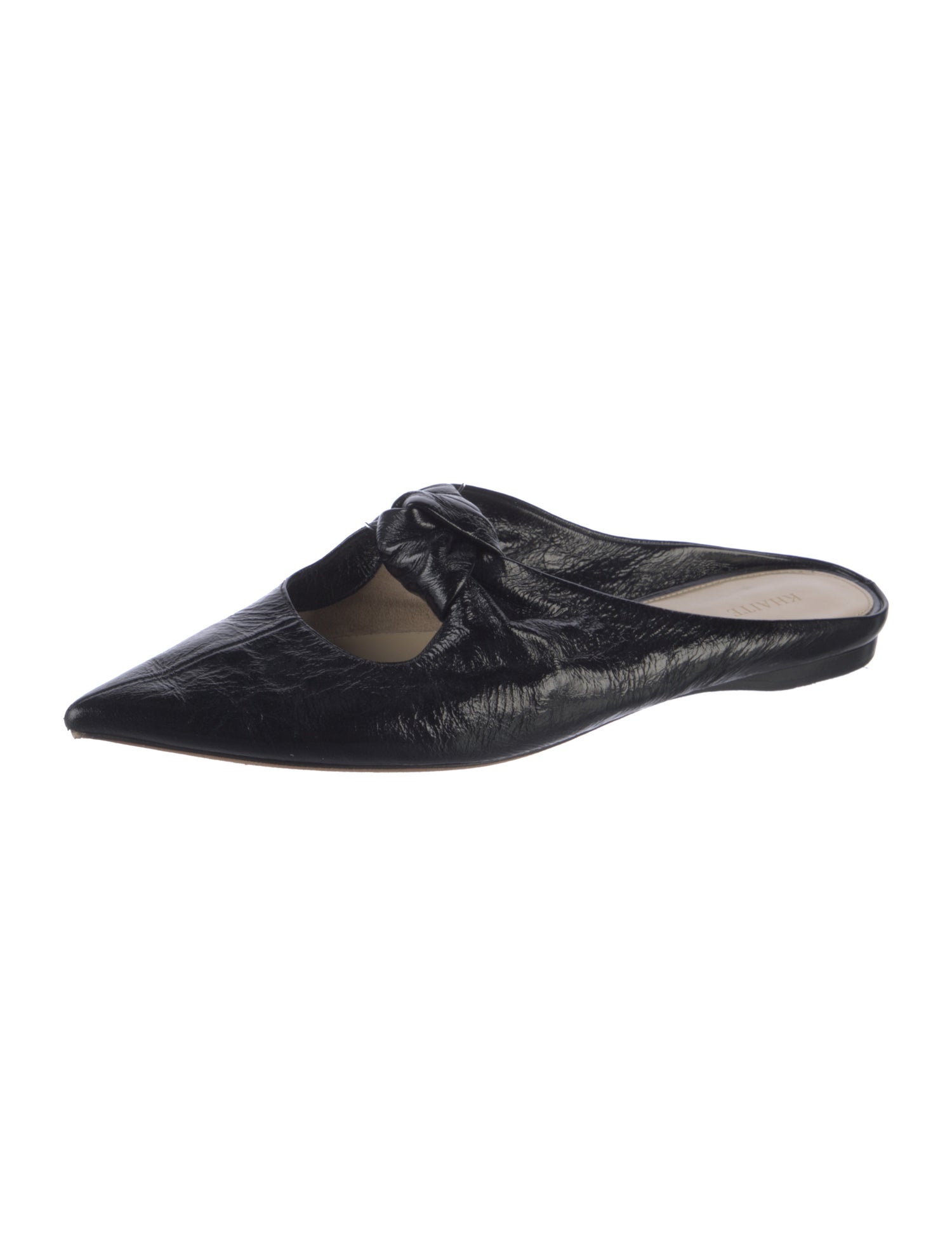 Khaite Patent Leather Mules