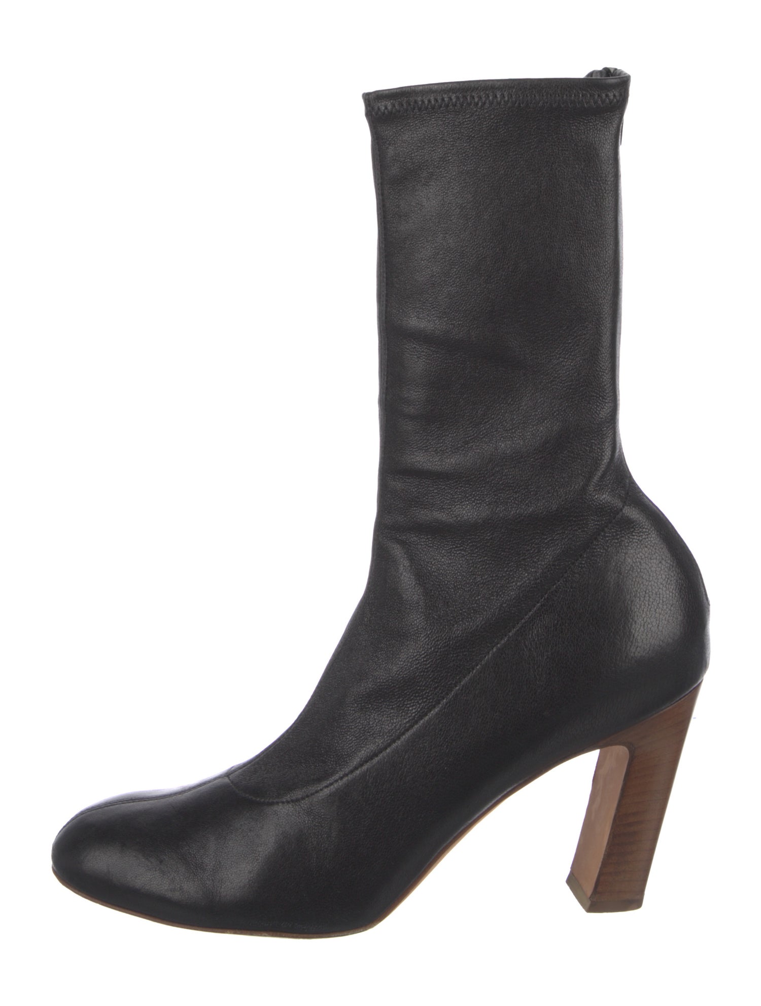 Khaite Leather Sock Boots