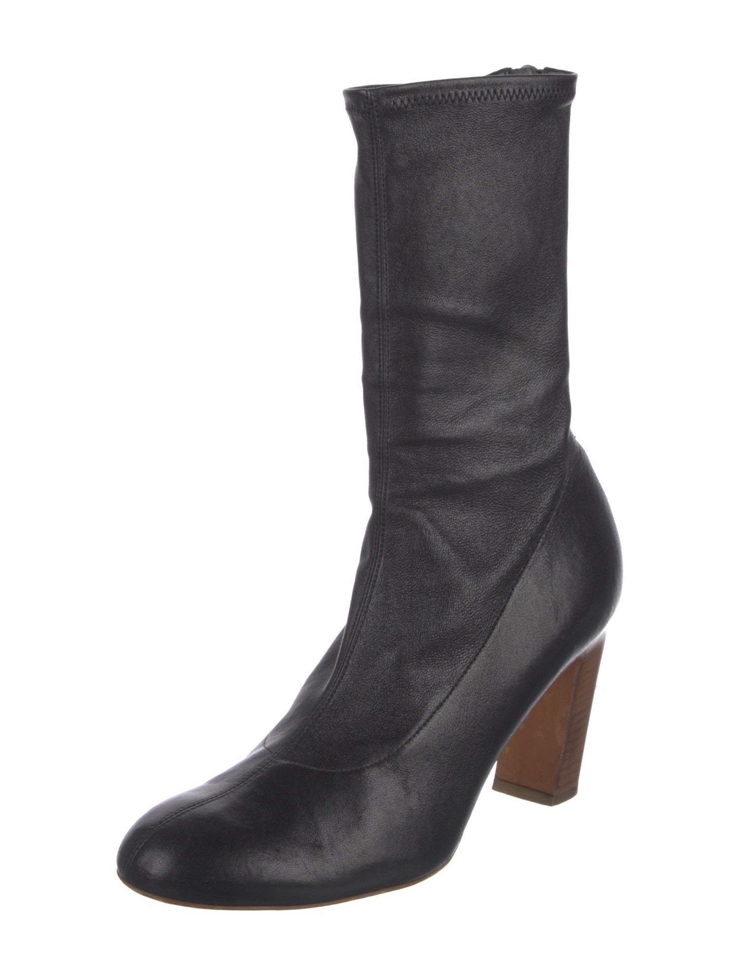 Khaite Leather Sock Boots