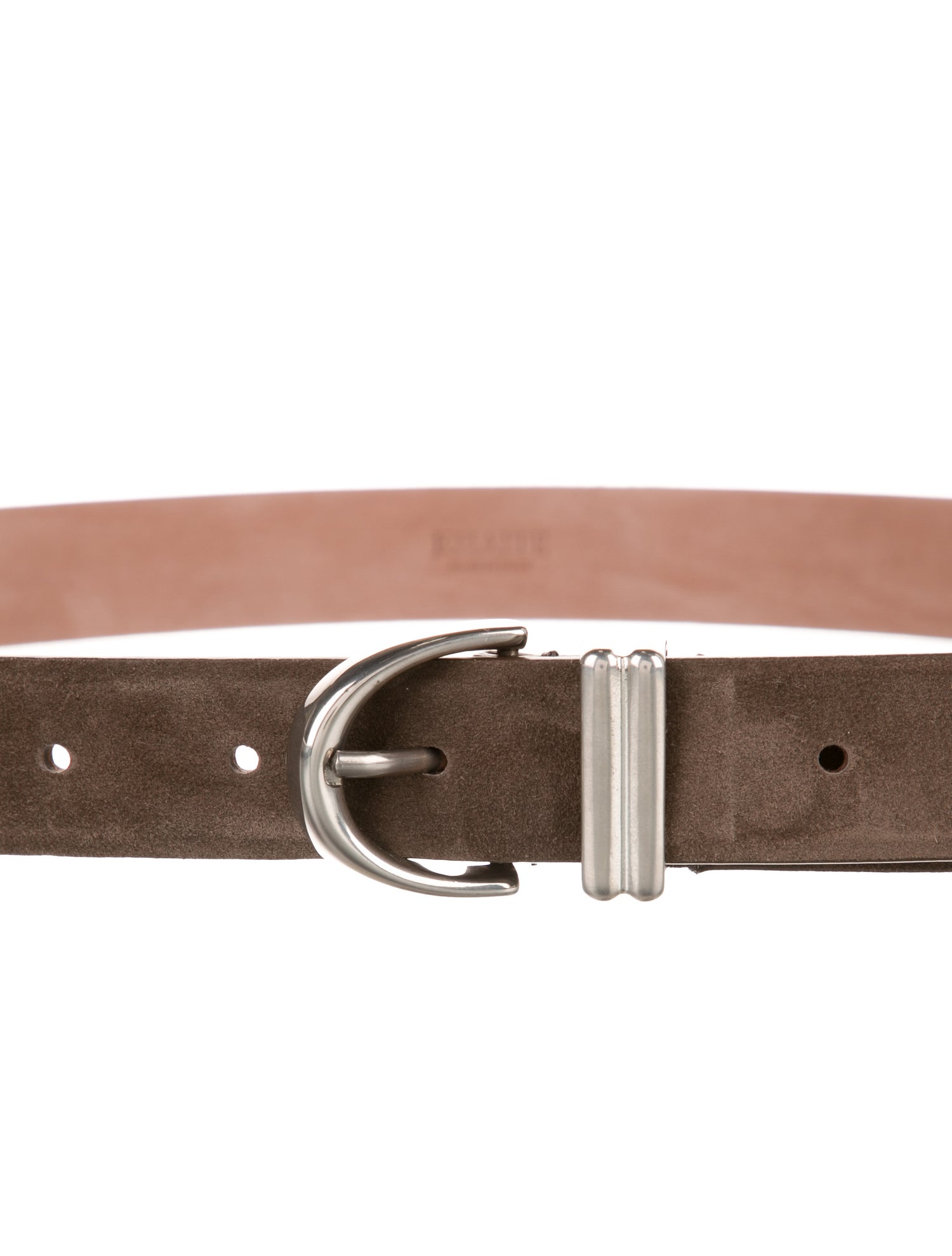 Khaite Skinny Suede Waist Belt