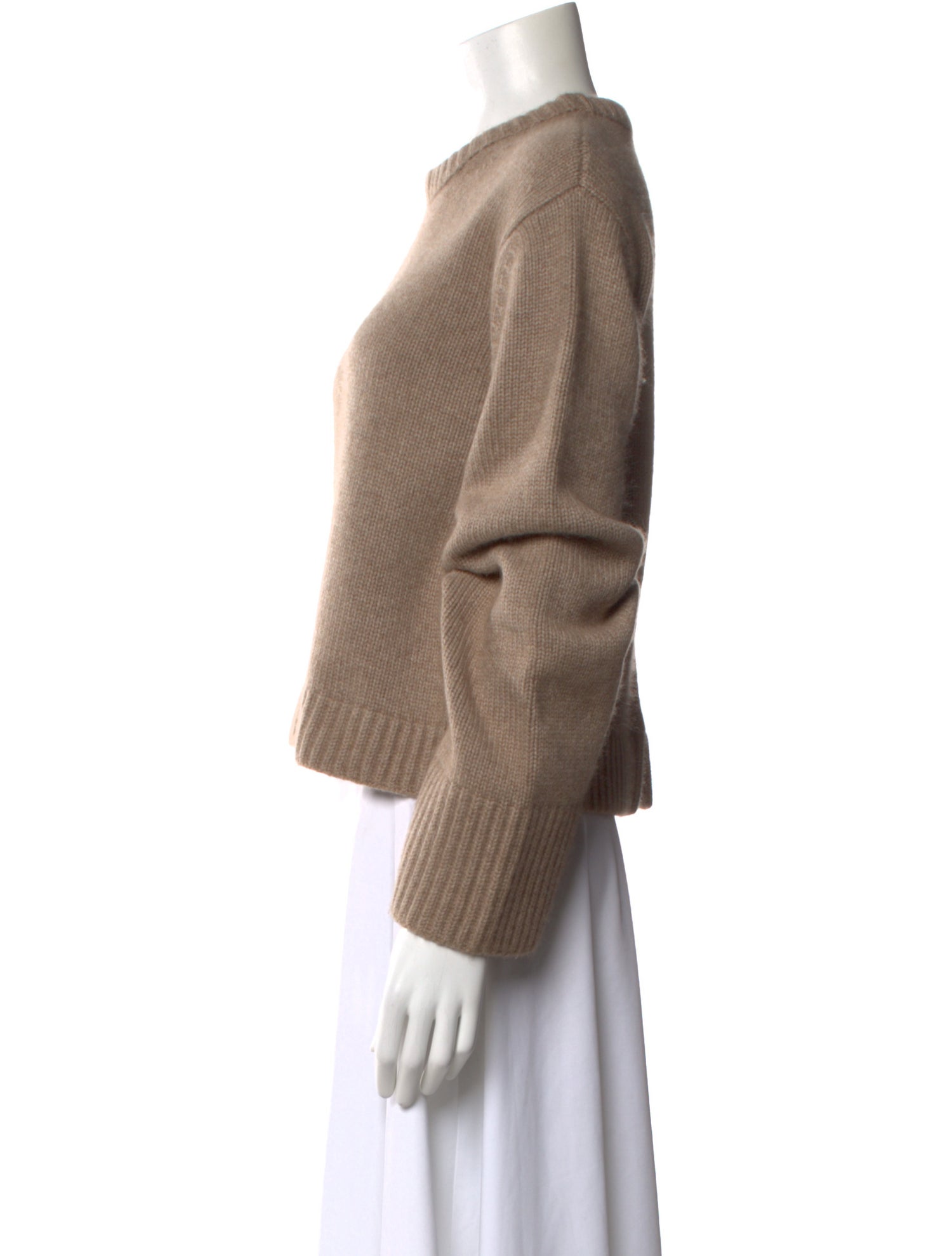 Khaite Cashmere Crew Neck Sweater