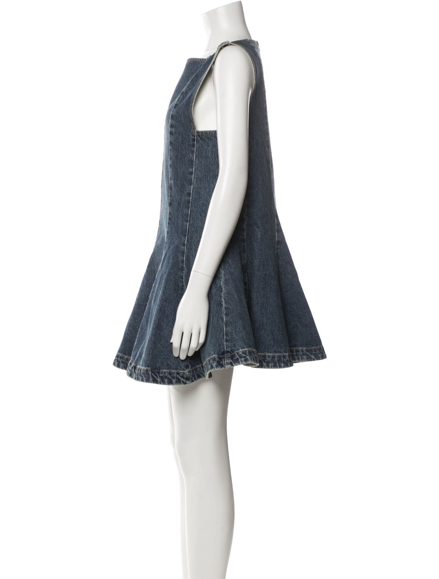 Khaite Bateau Neckline Mini Dress w/ Tags