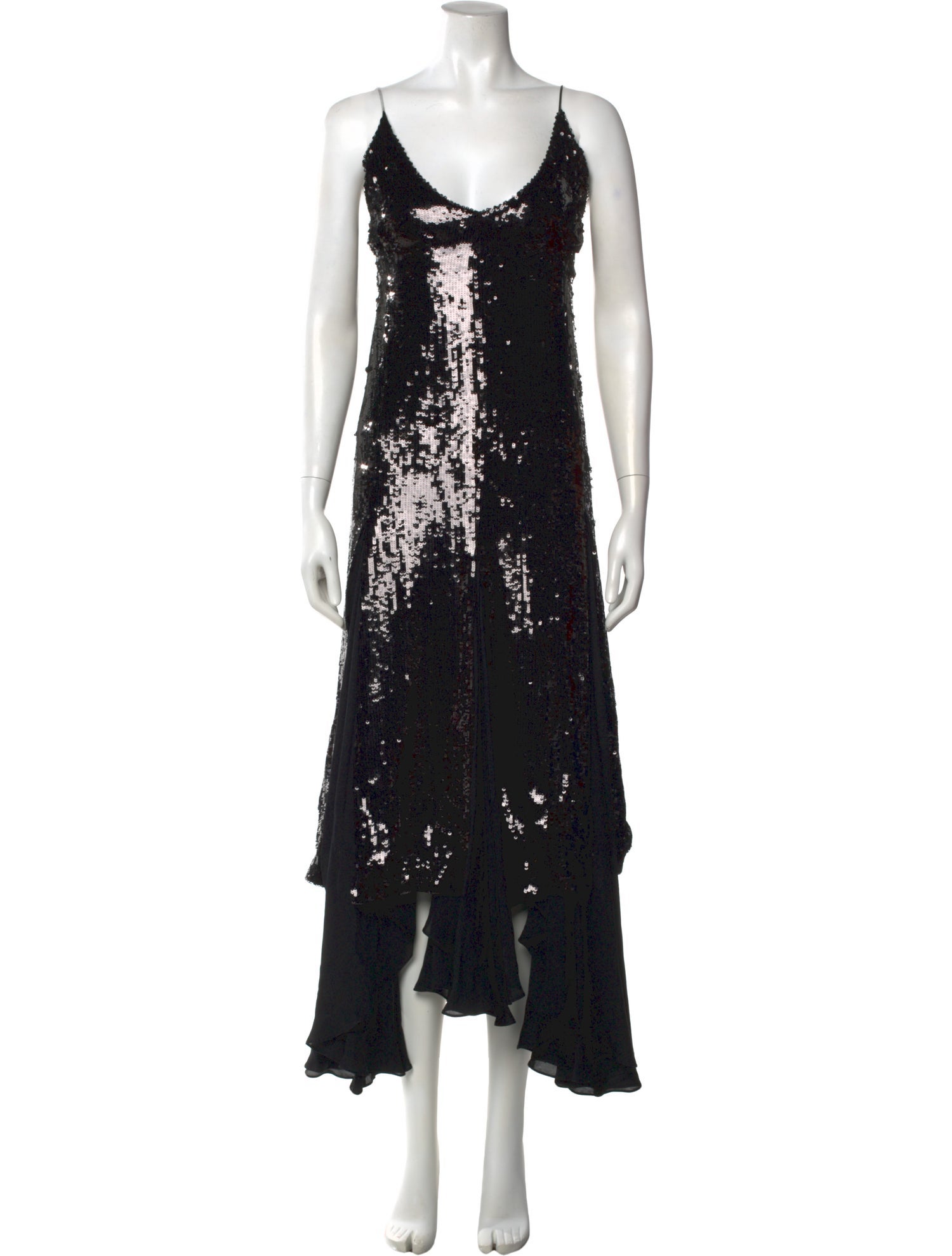 Khaite Scoop Neck Long Dress