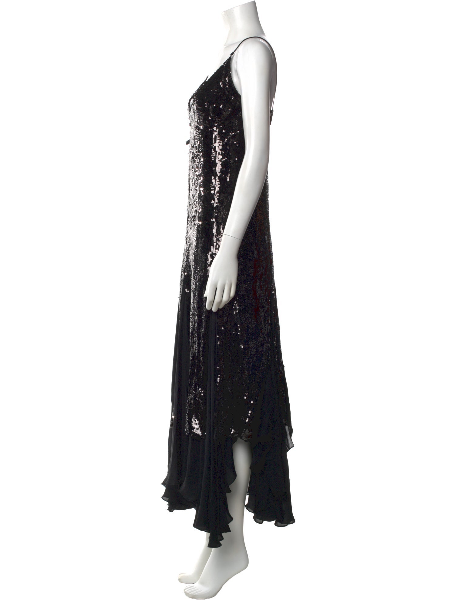 Khaite Scoop Neck Long Dress