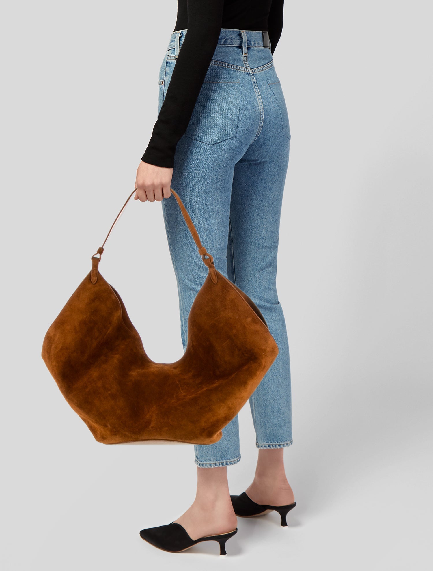 Khaite Suede Hobo