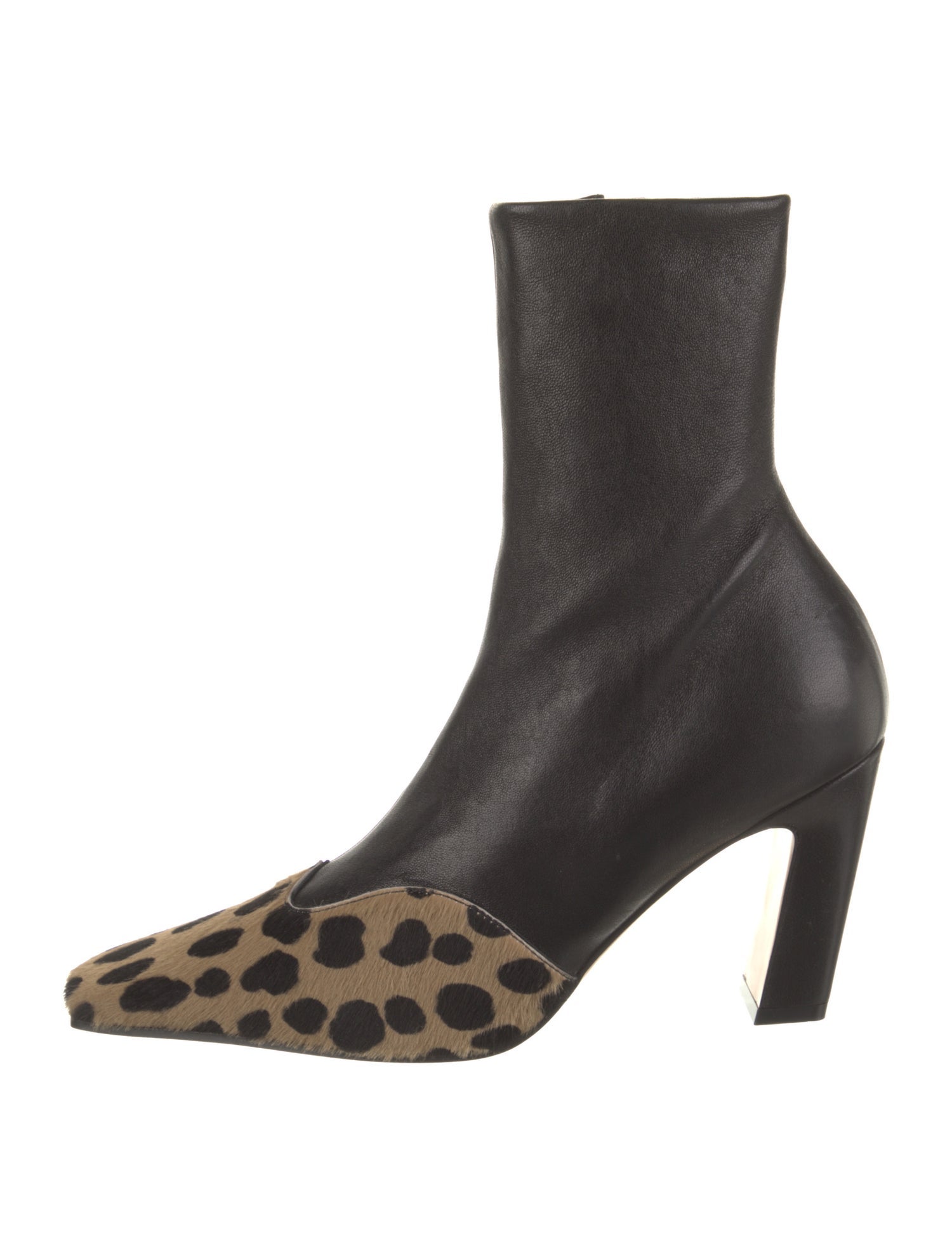 Khaite Ponyhair Animal Print Sock Boots