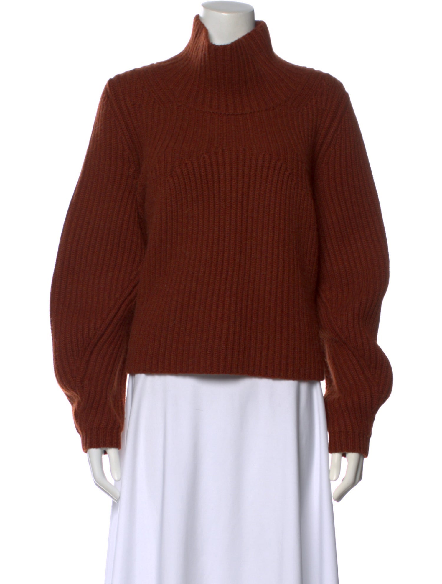 Khaite Cashmere Mock Neck Sweater