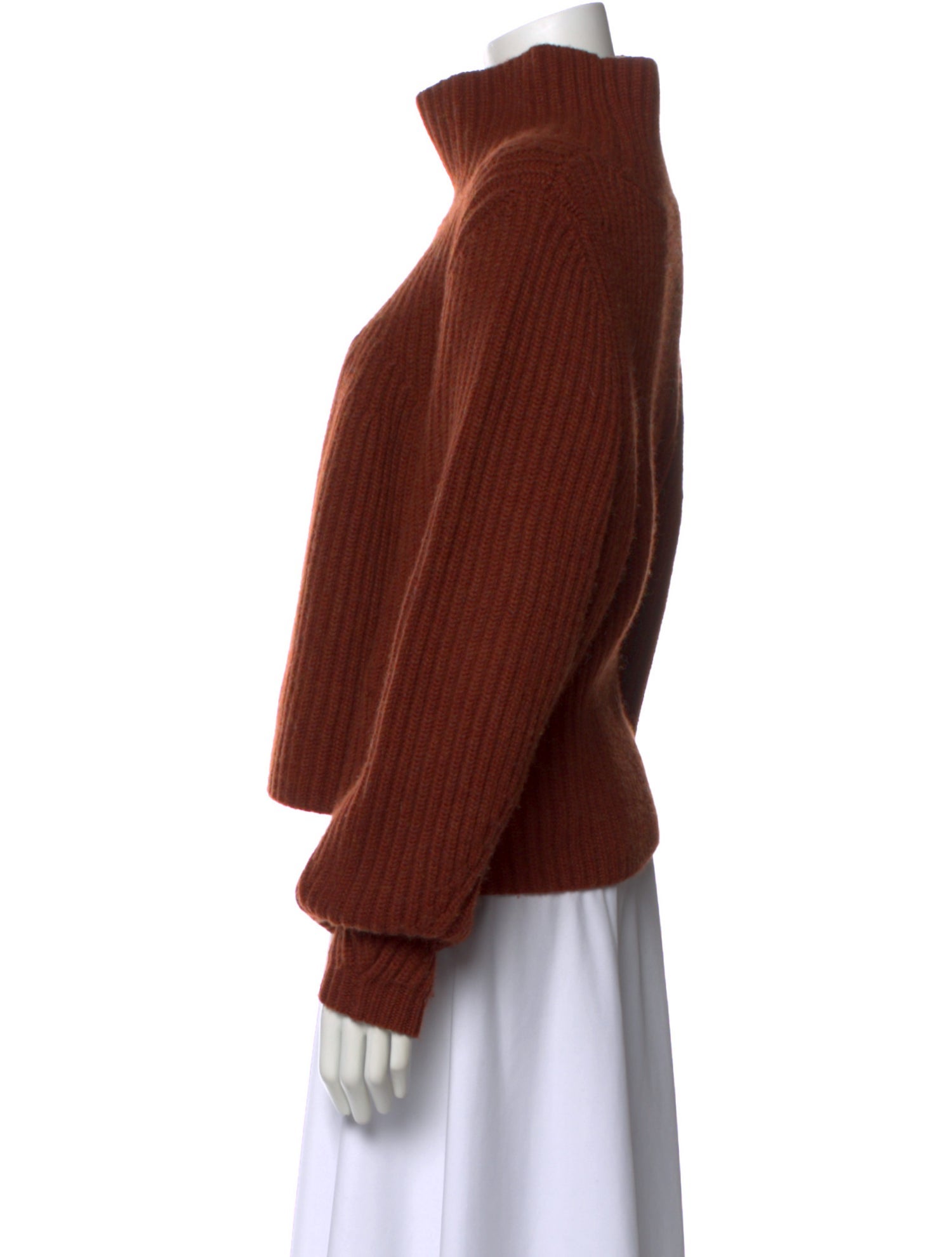 Khaite Cashmere Mock Neck Sweater