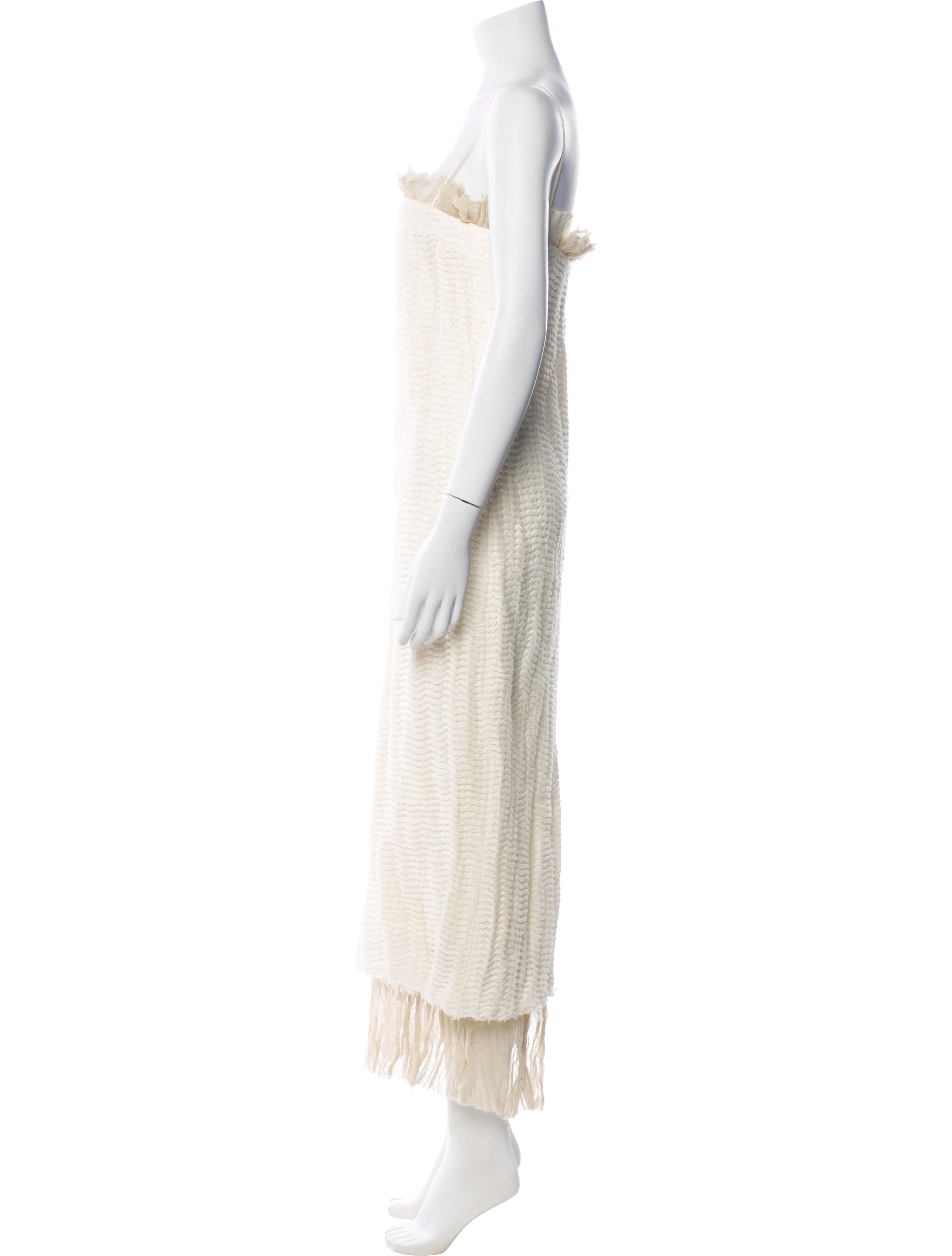 Khaite Ruffle Embellishment Midi Length Skirt