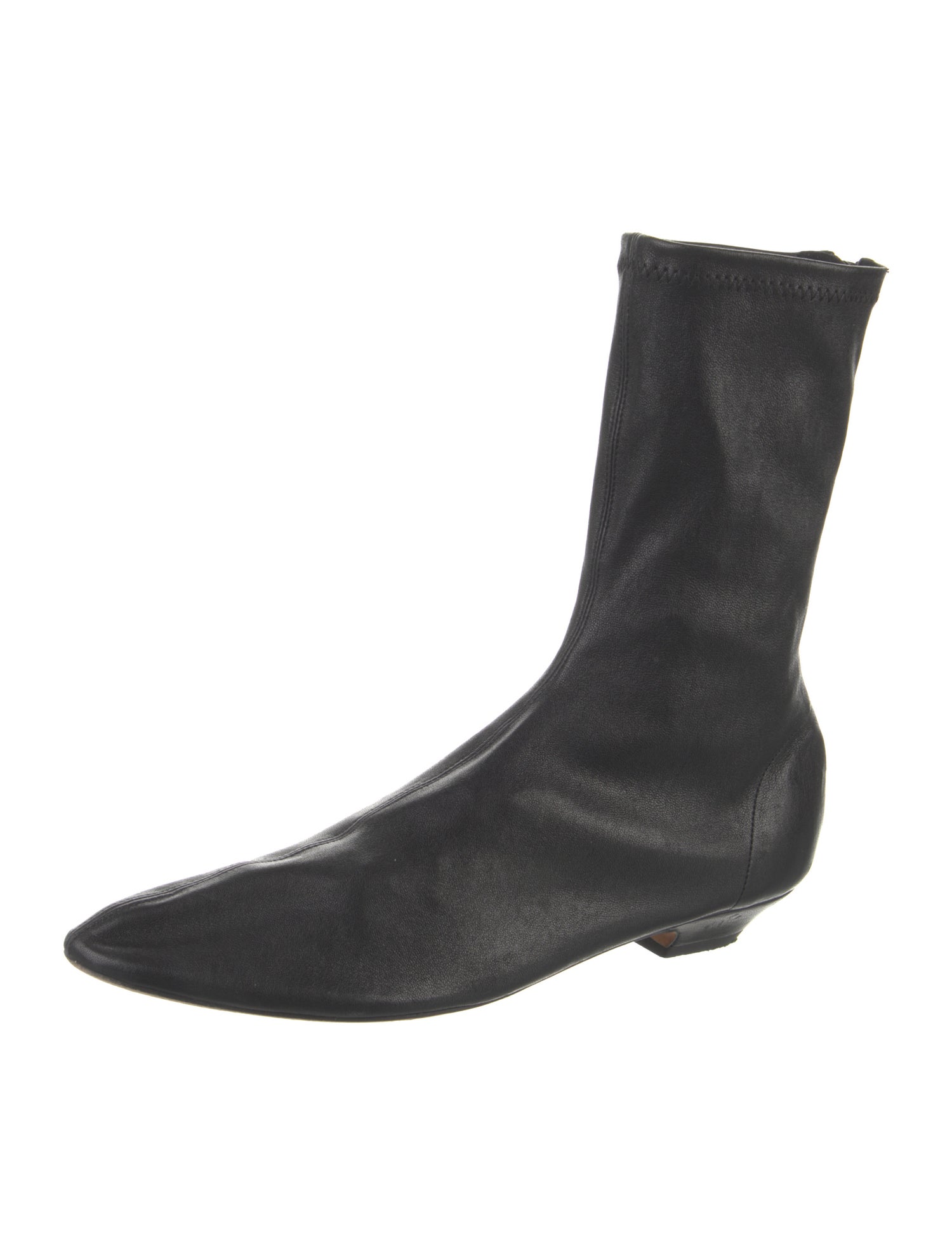 Khaite Leather Sock Boots