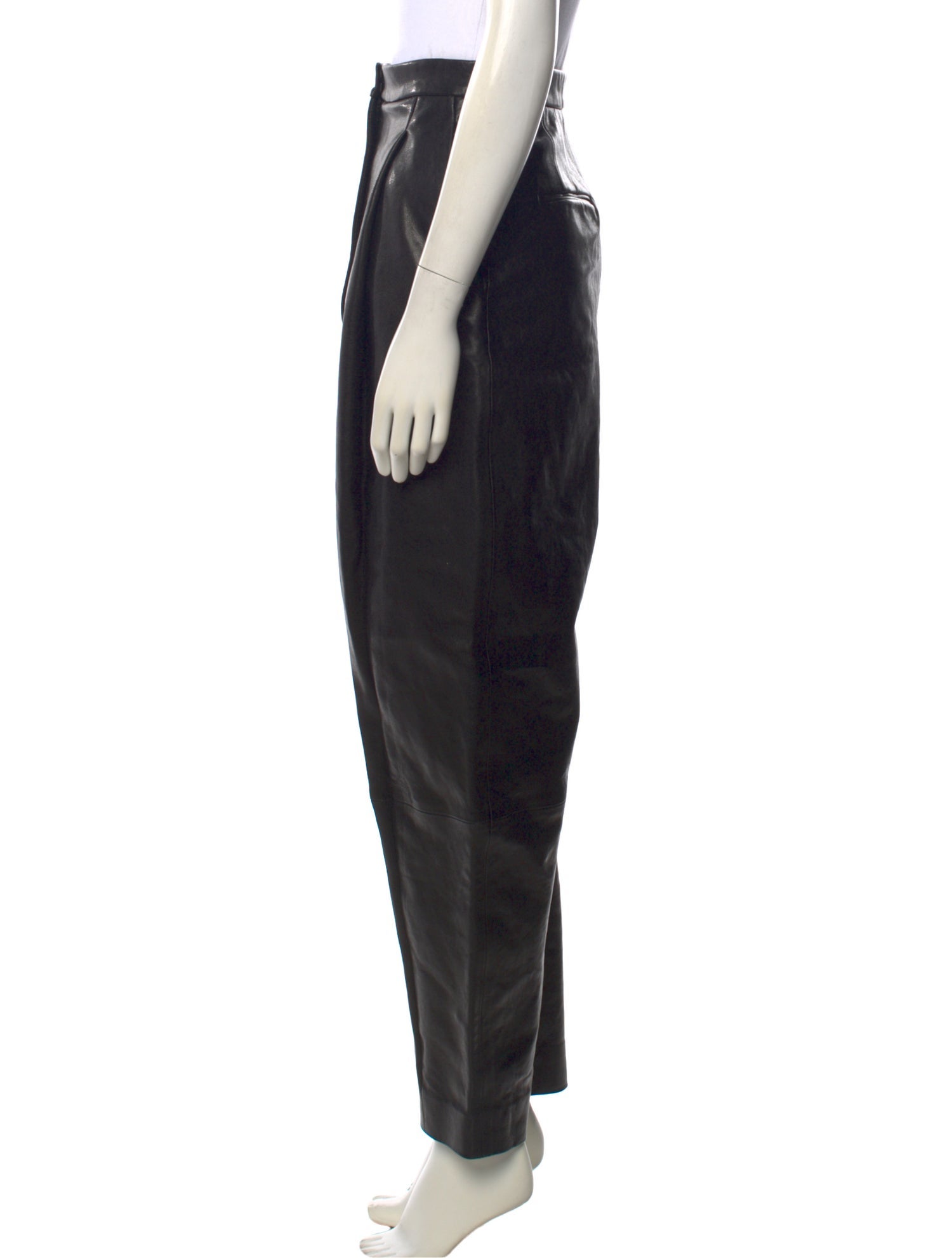 Khaite Lambskin Wide Leg Pants w/ Tags