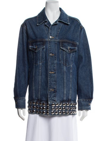 Pre-owned Khaite Denim Jacket In Blue