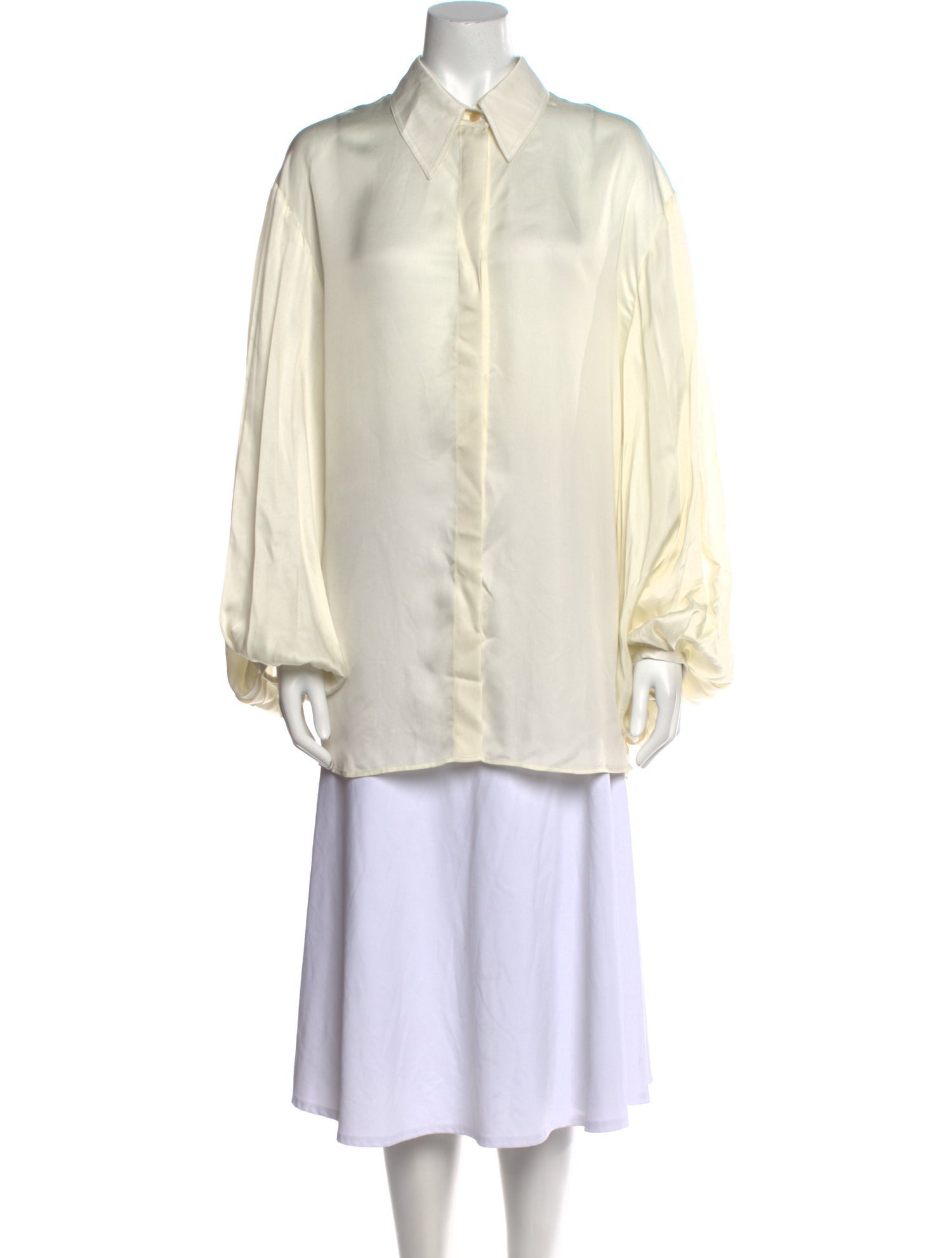 Khaite Silk Long Sleeve Tunic w/ Tags
