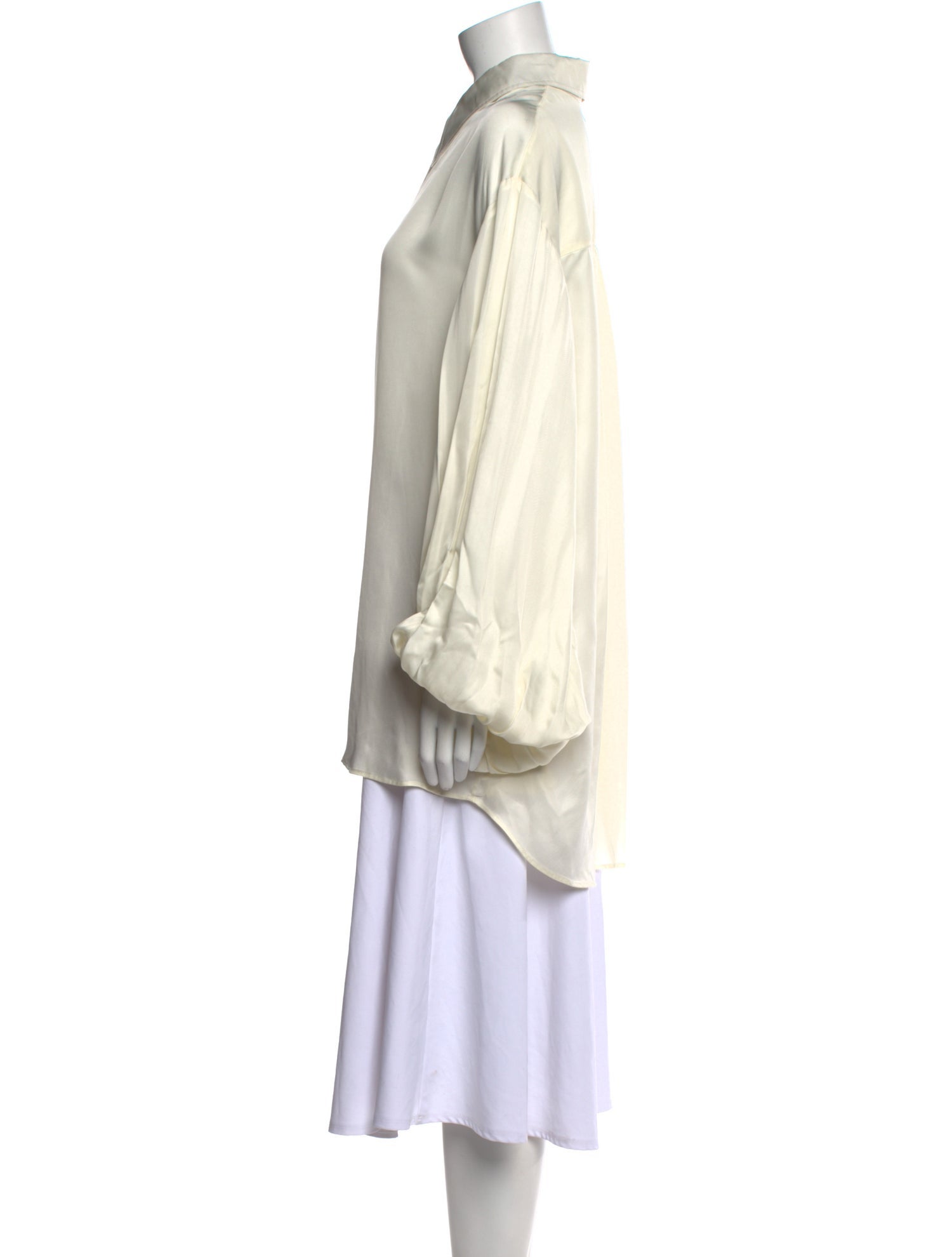 Khaite Silk Long Sleeve Tunic w/ Tags