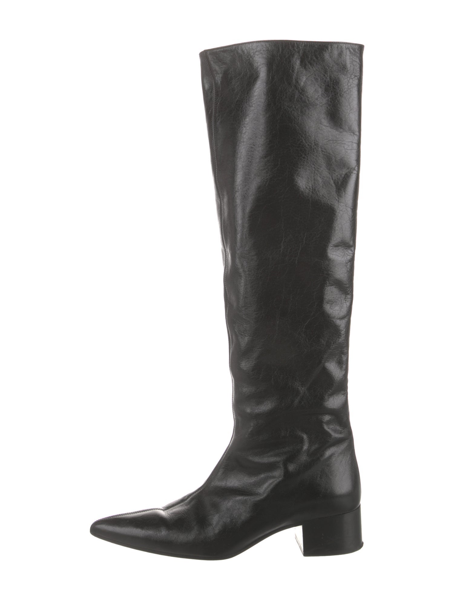 Khaite Leather Riding Boots