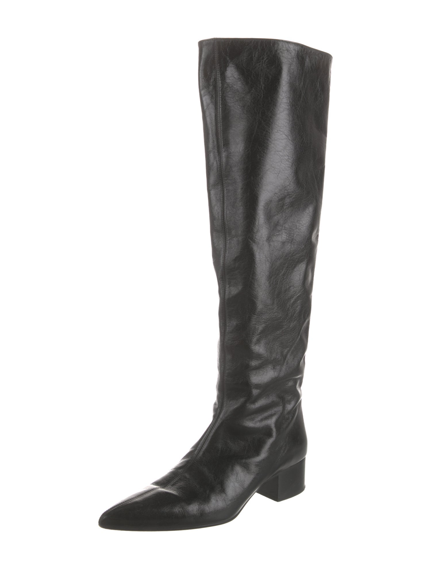 Khaite Leather Riding Boots