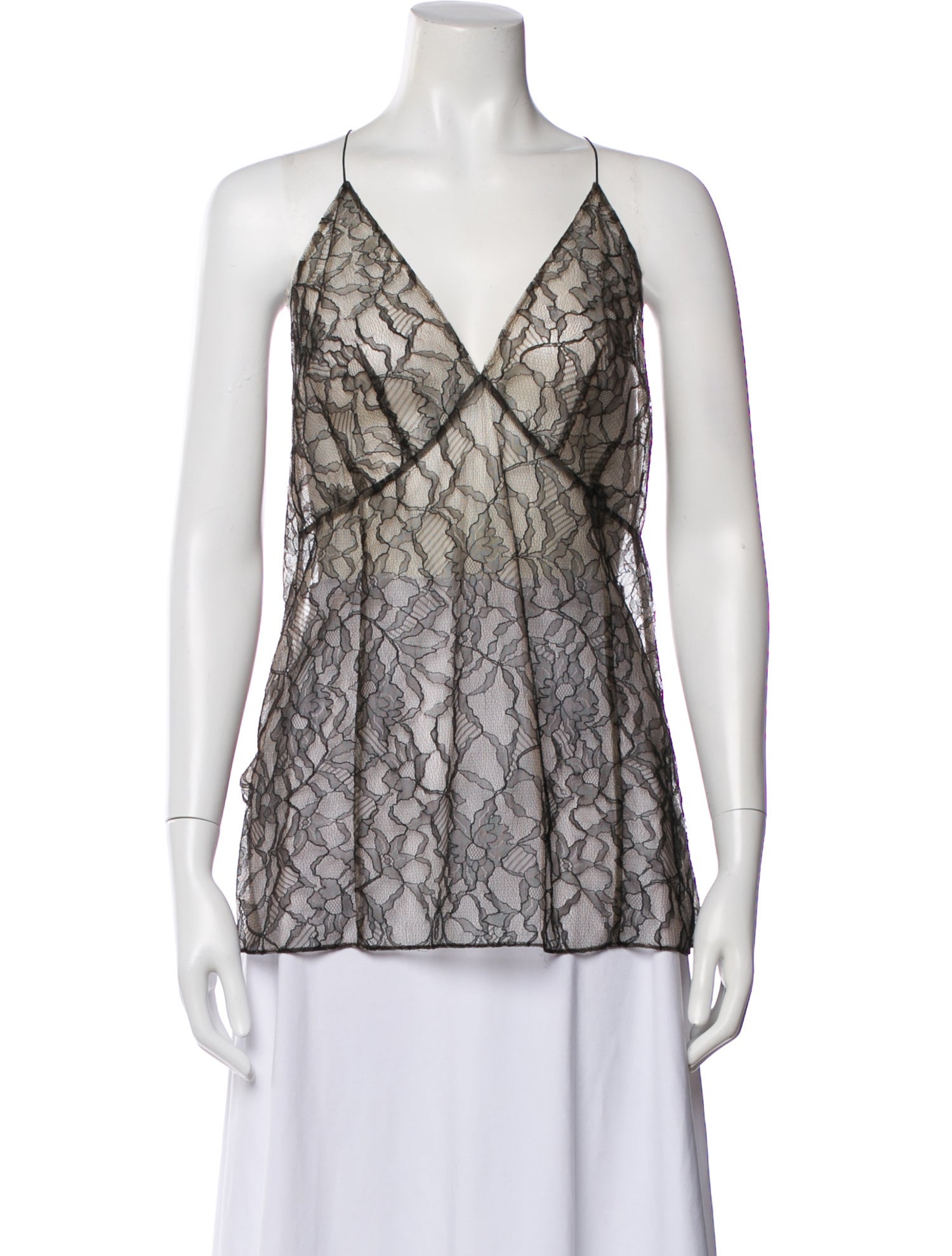 Khaite Lace Lace Pattern Top