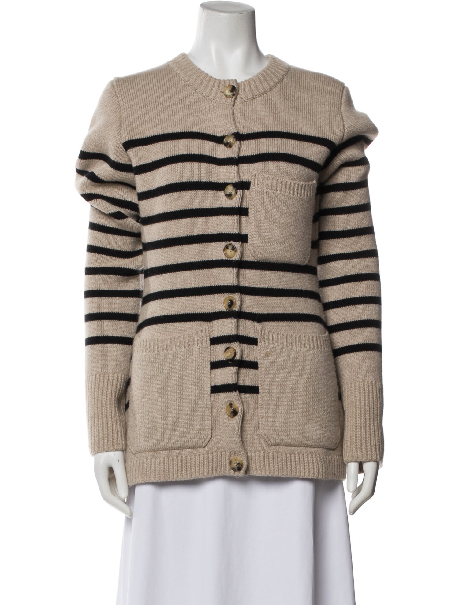 Khaite Cashmere Striped Sweater