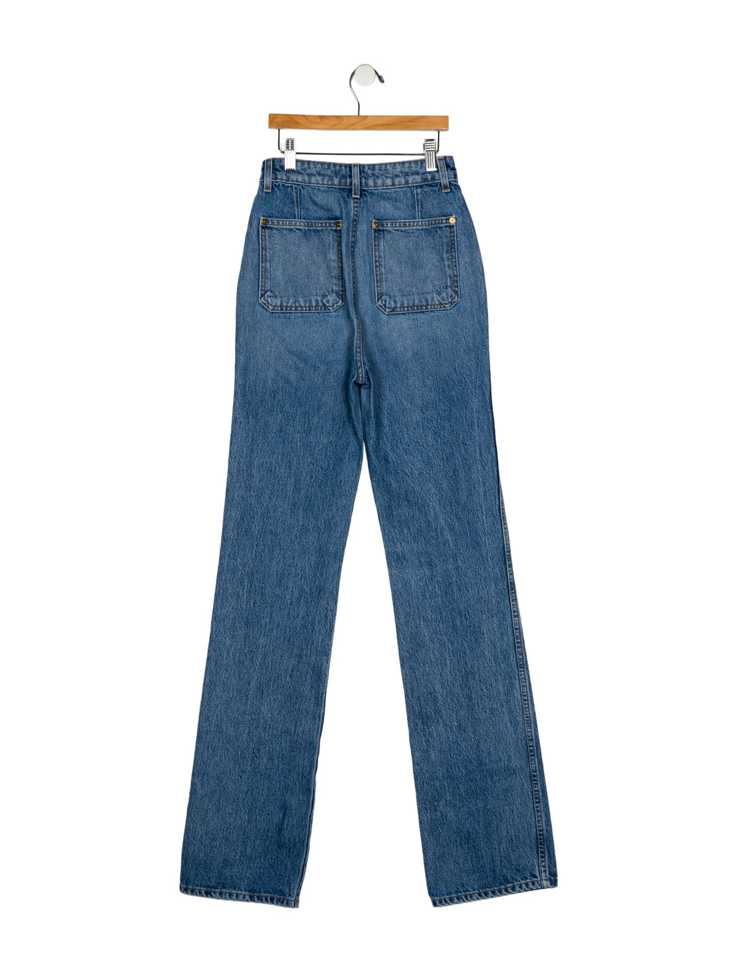 Khaite High-Rise Straight Leg Jeans w/ Tags