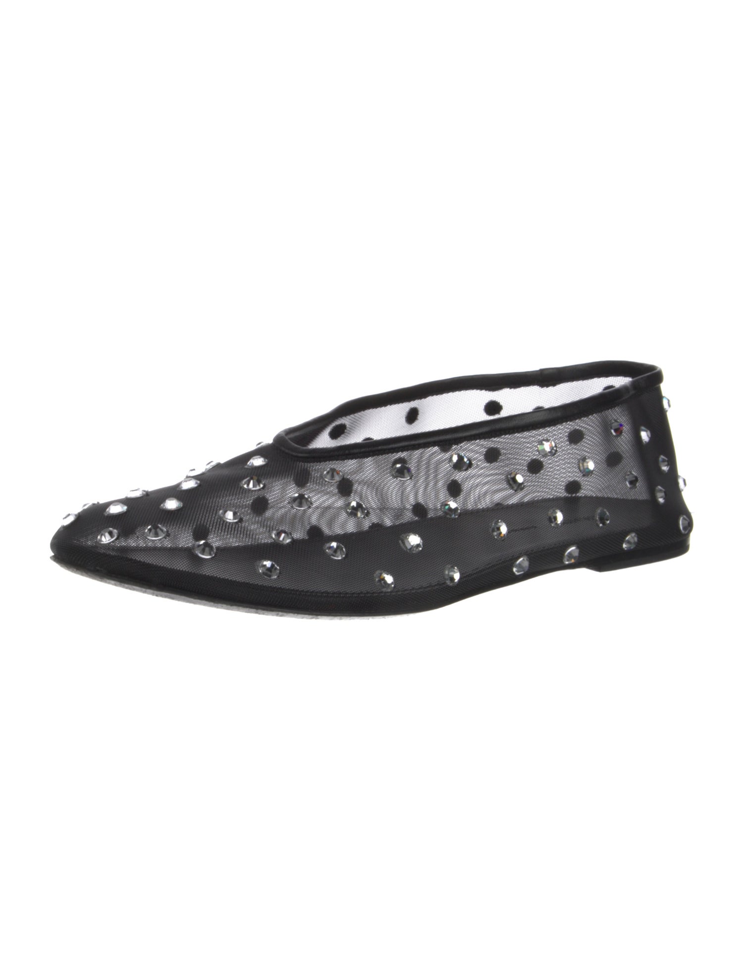 Khaite Mesh Patterned Ballet Flats