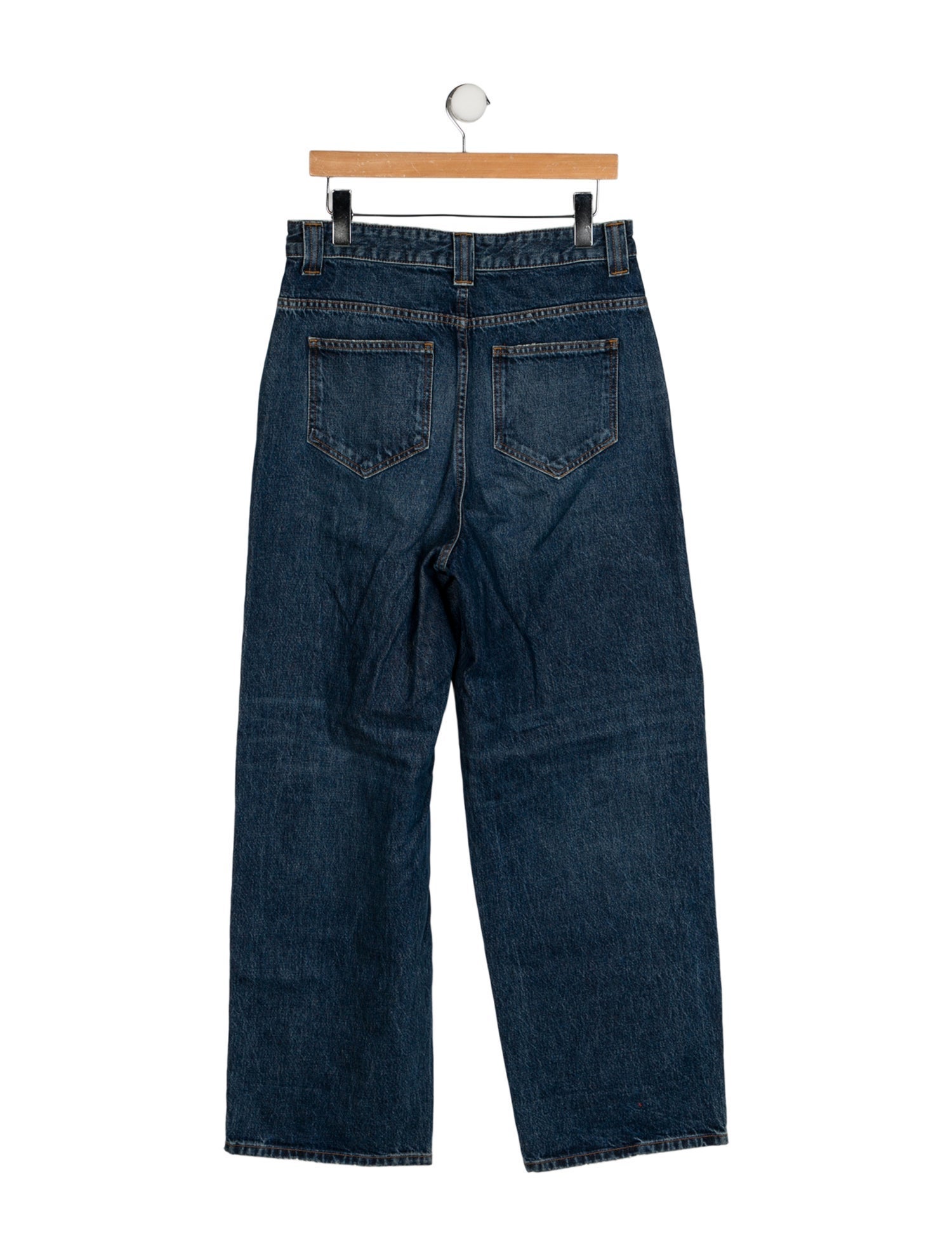 Khaite High-Rise Wide Leg Jeans