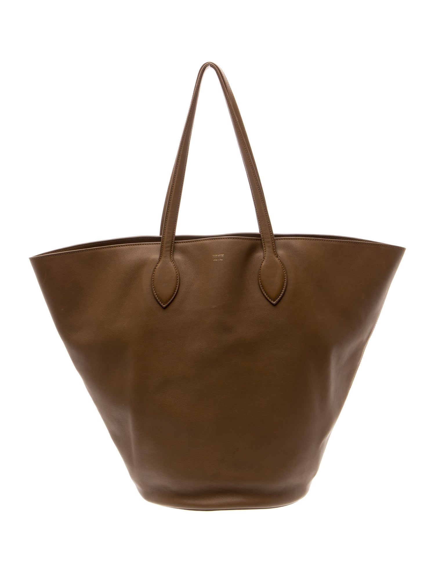 Khaite Leather Bucket Bag