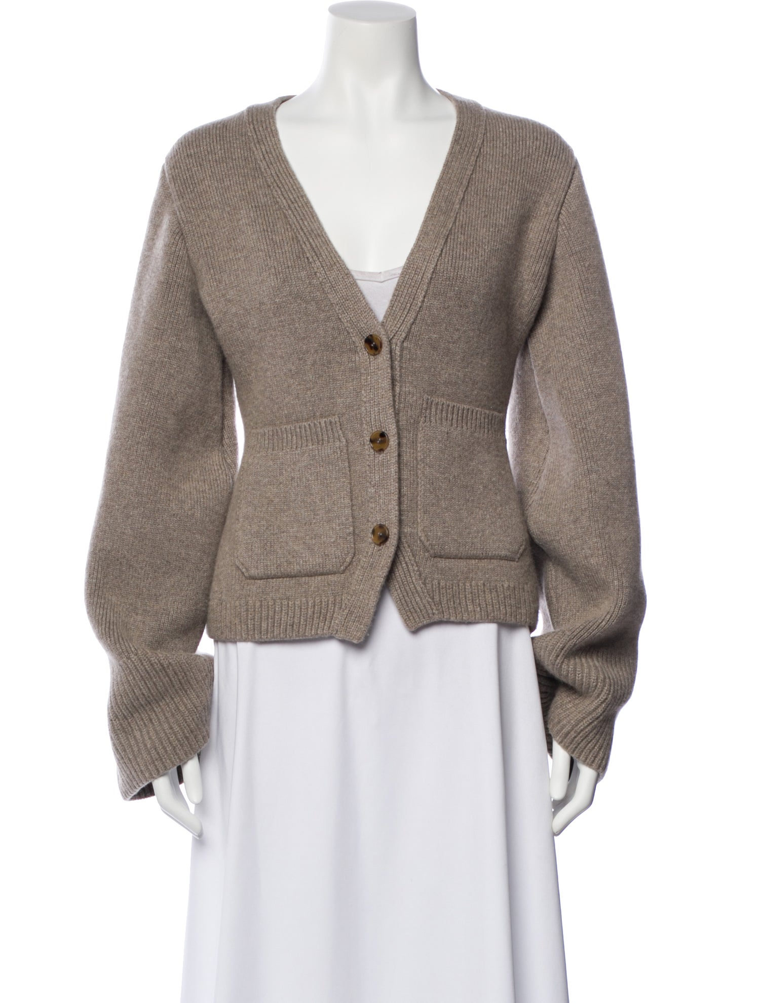 Khaite Cashmere V-Neck Sweater