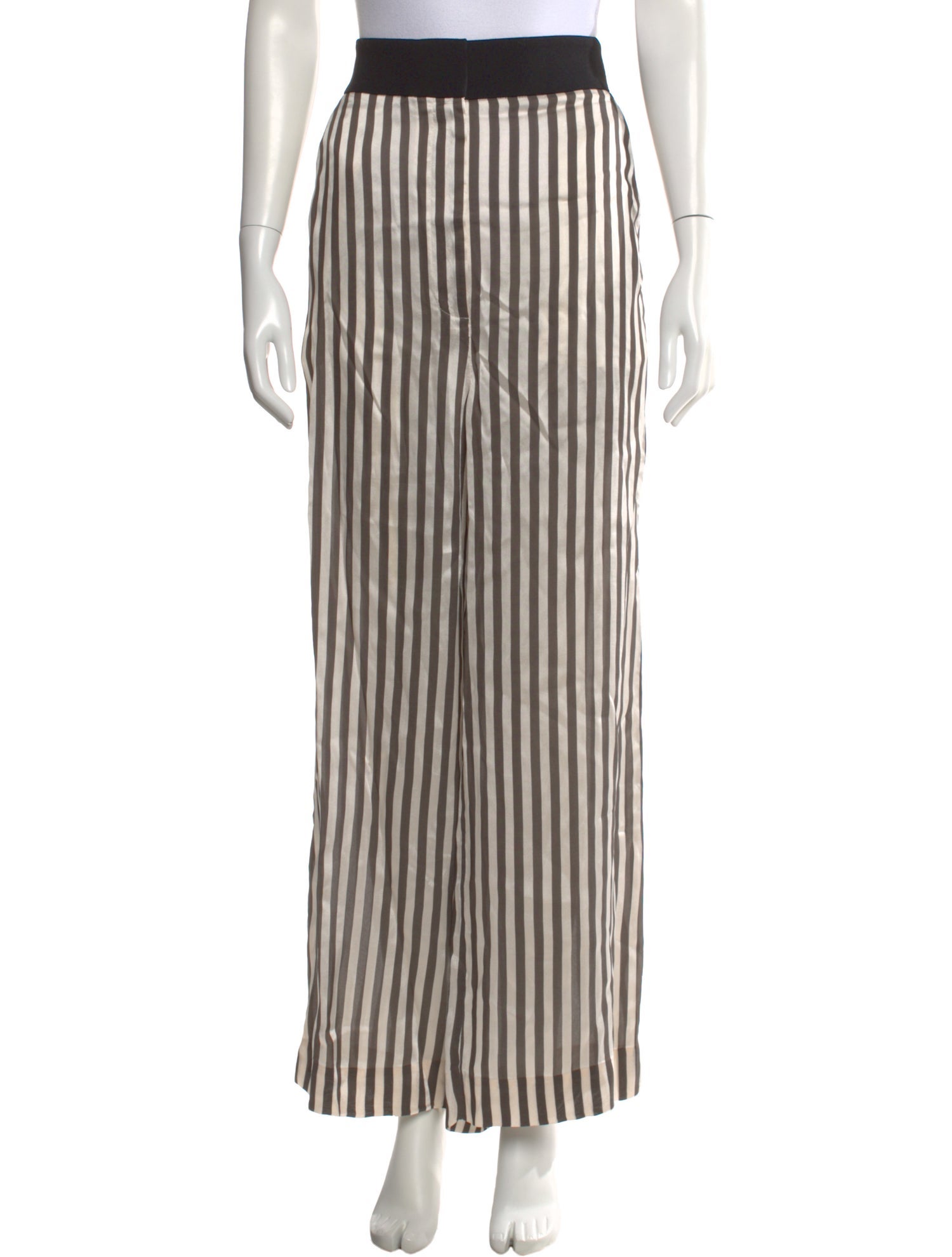 Khaite Striped Wide Leg Pants