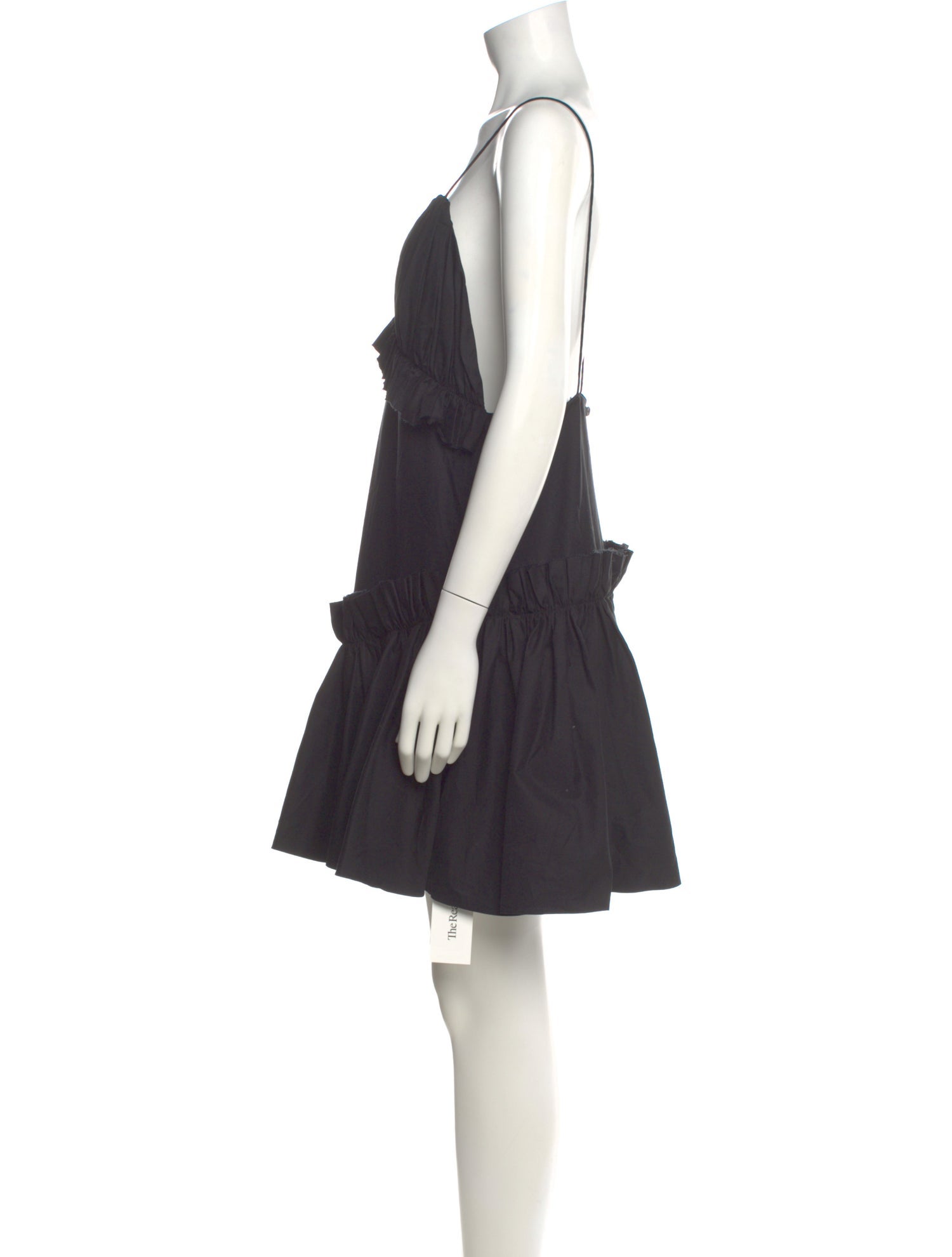 Khaite V-Neck Mini Dress