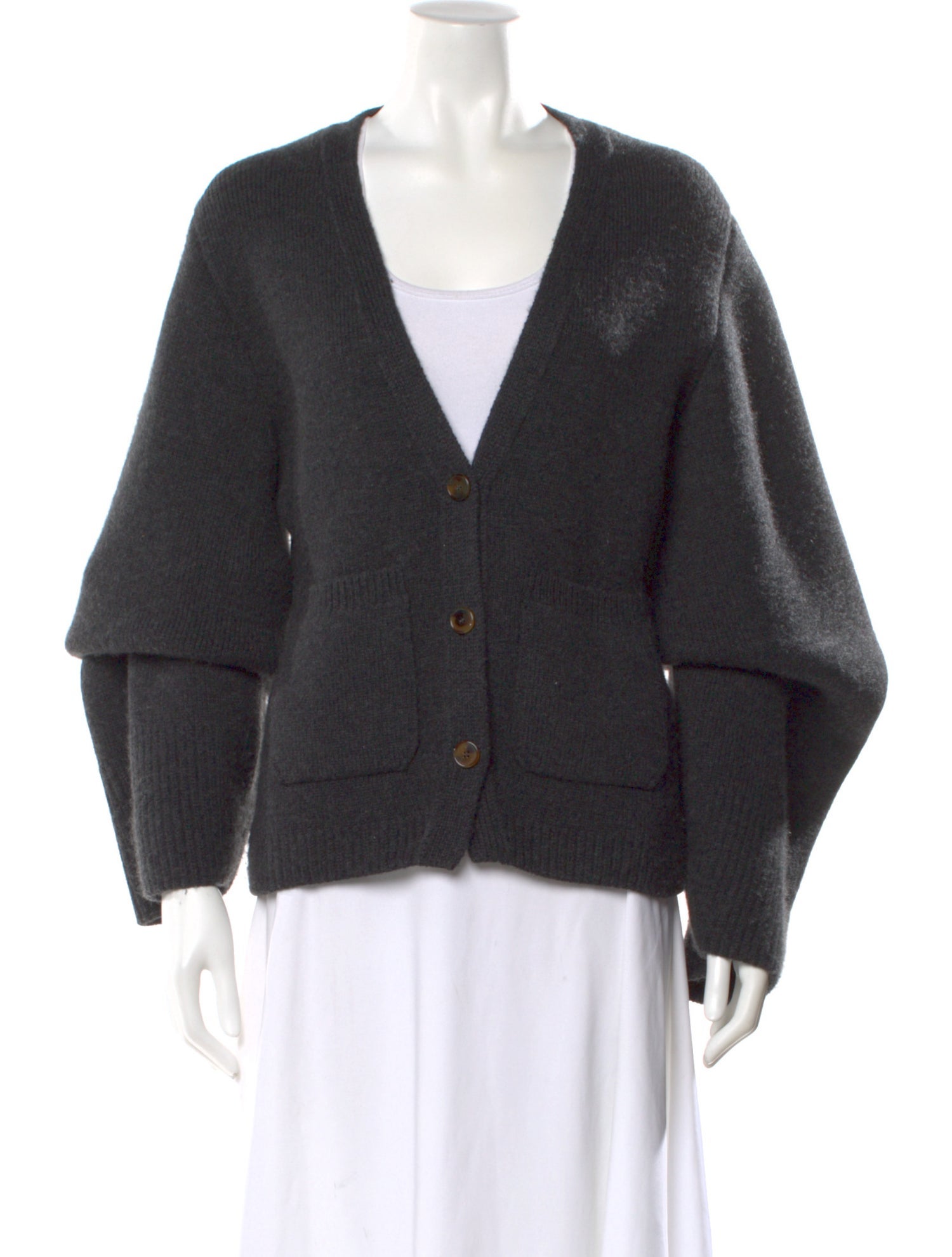 Khaite Cashmere V-Neck Sweater