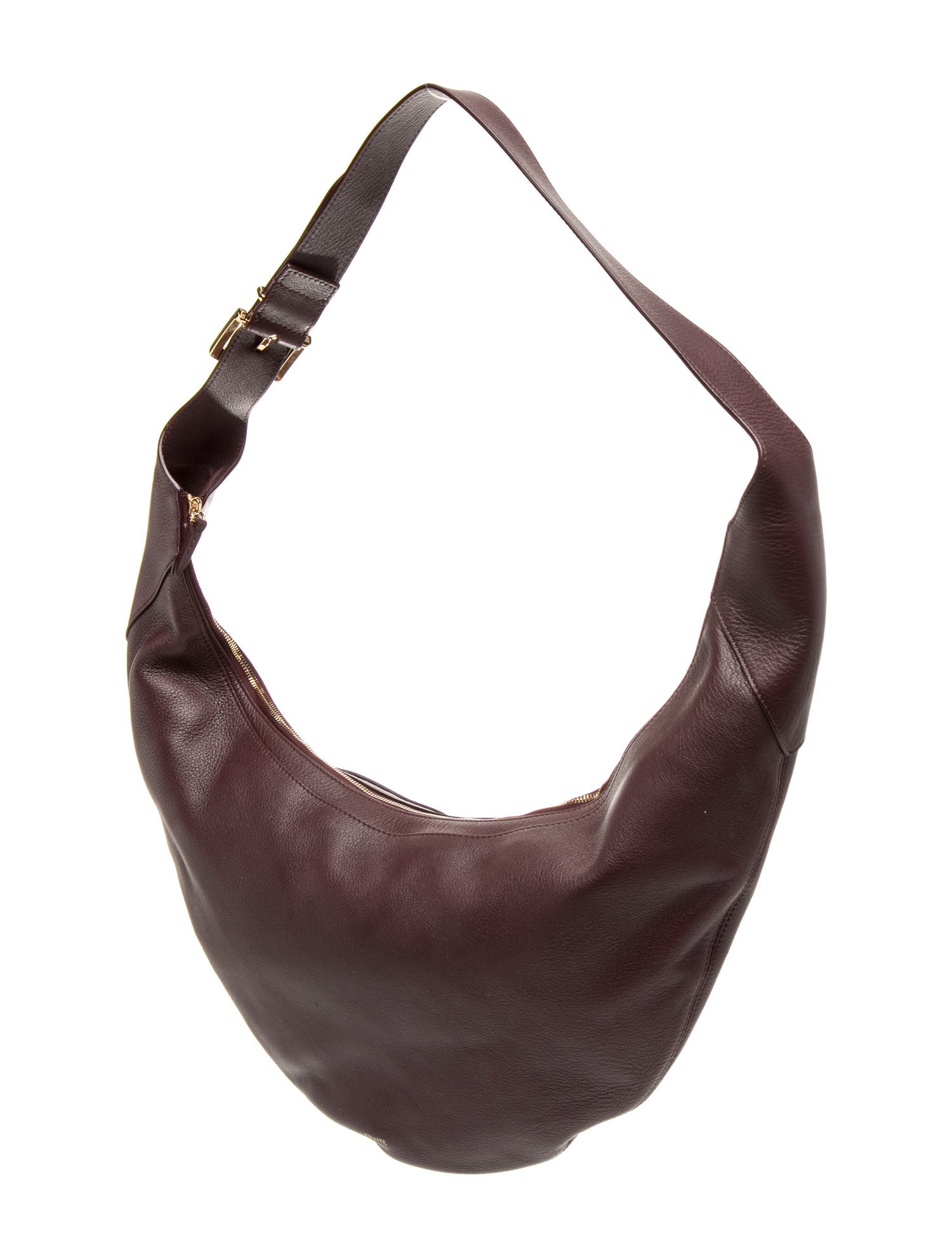 Khaite Leather Banana Hobo