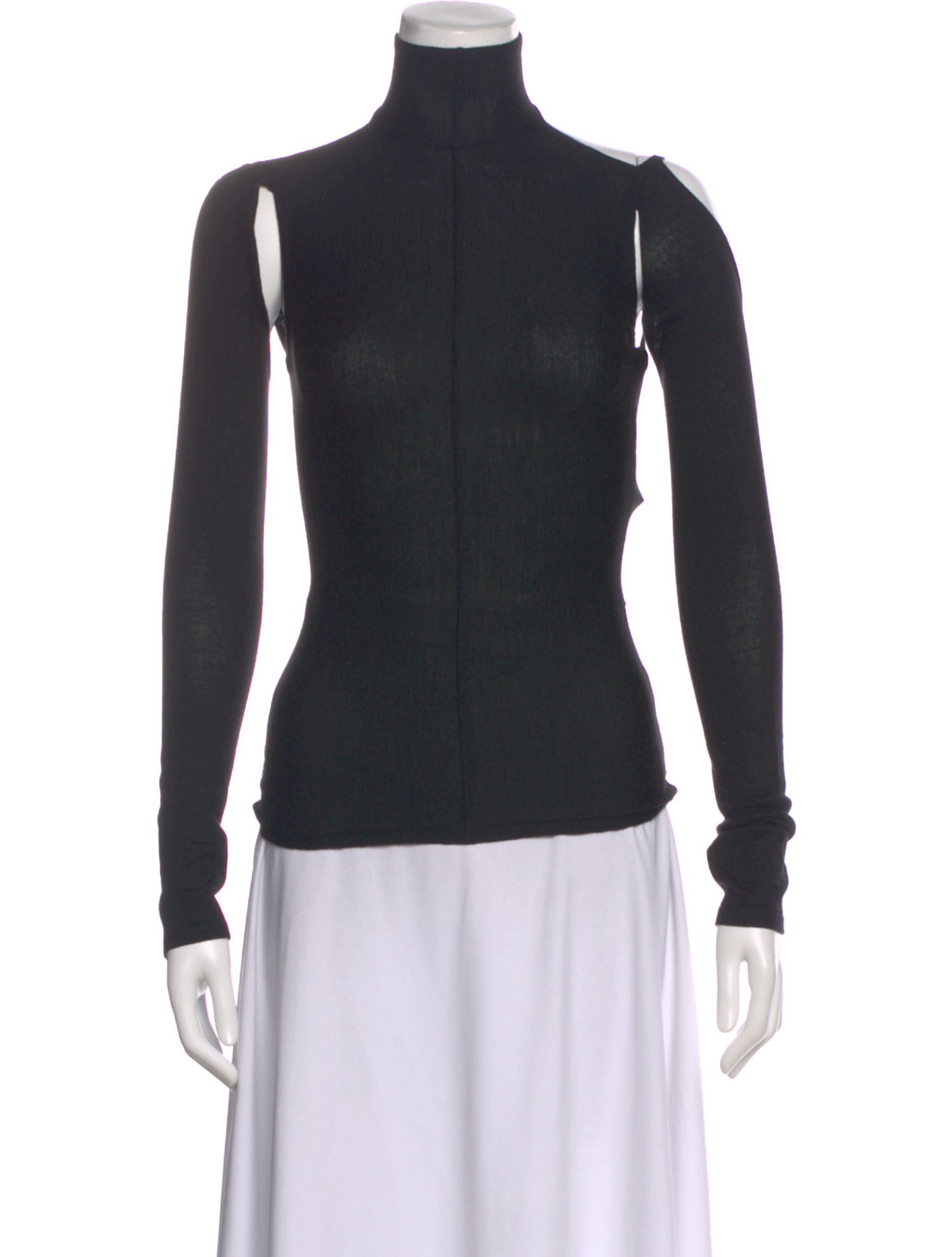 Khaite Virgin Wool Turtleneck Top