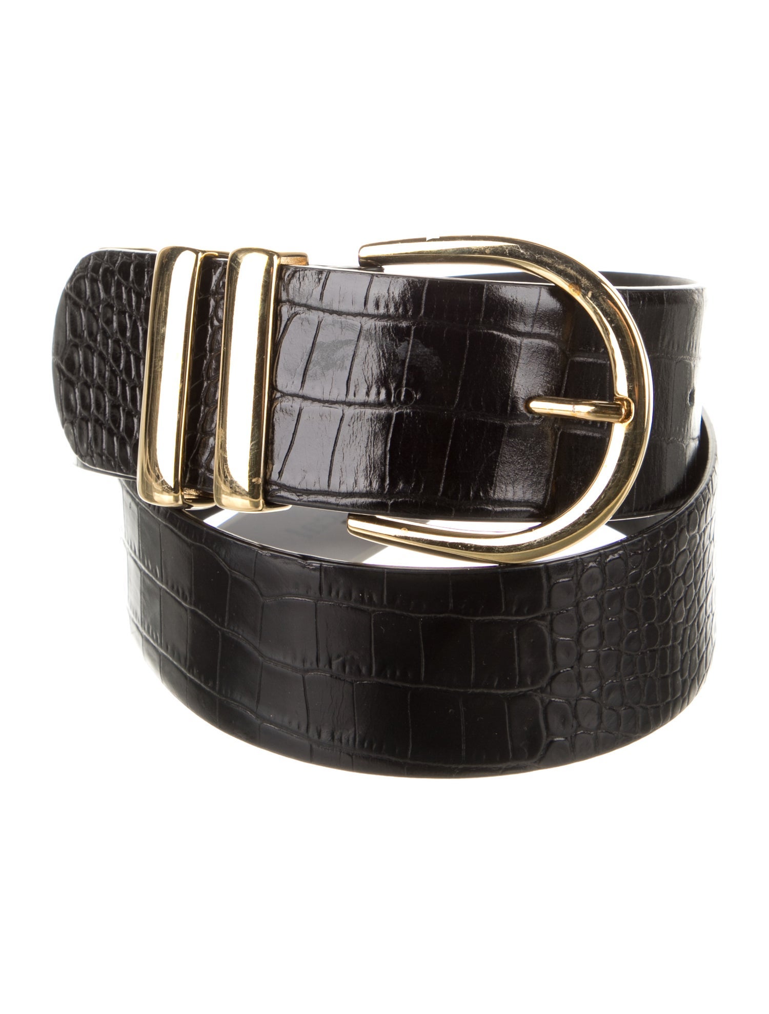 Khaite Embossed Leather Belt