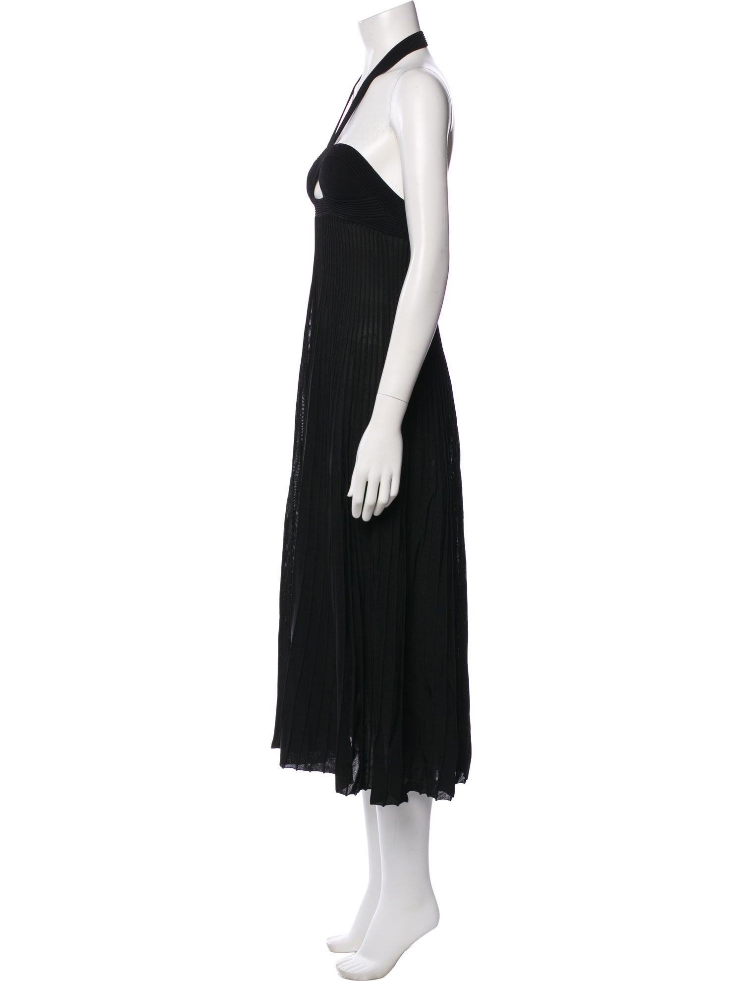 Khaite Halterneck Midi Length Dress