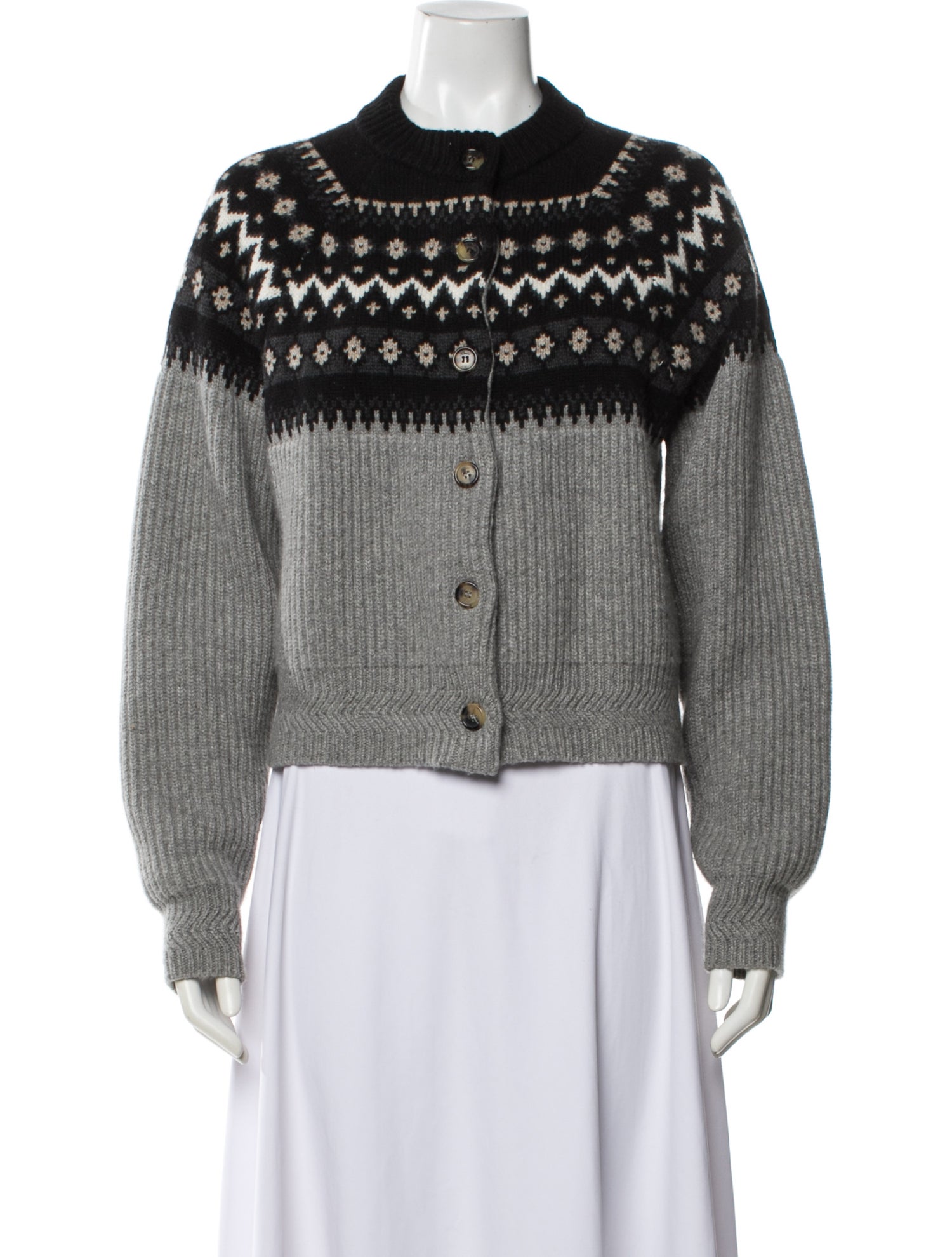 Khaite Cashmere Printed Sweater