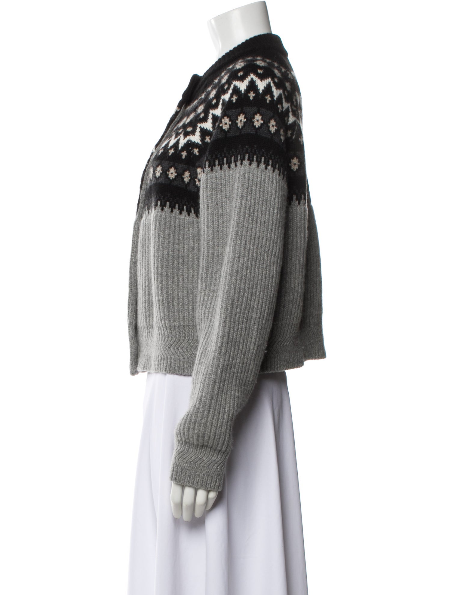 Khaite Cashmere Printed Sweater