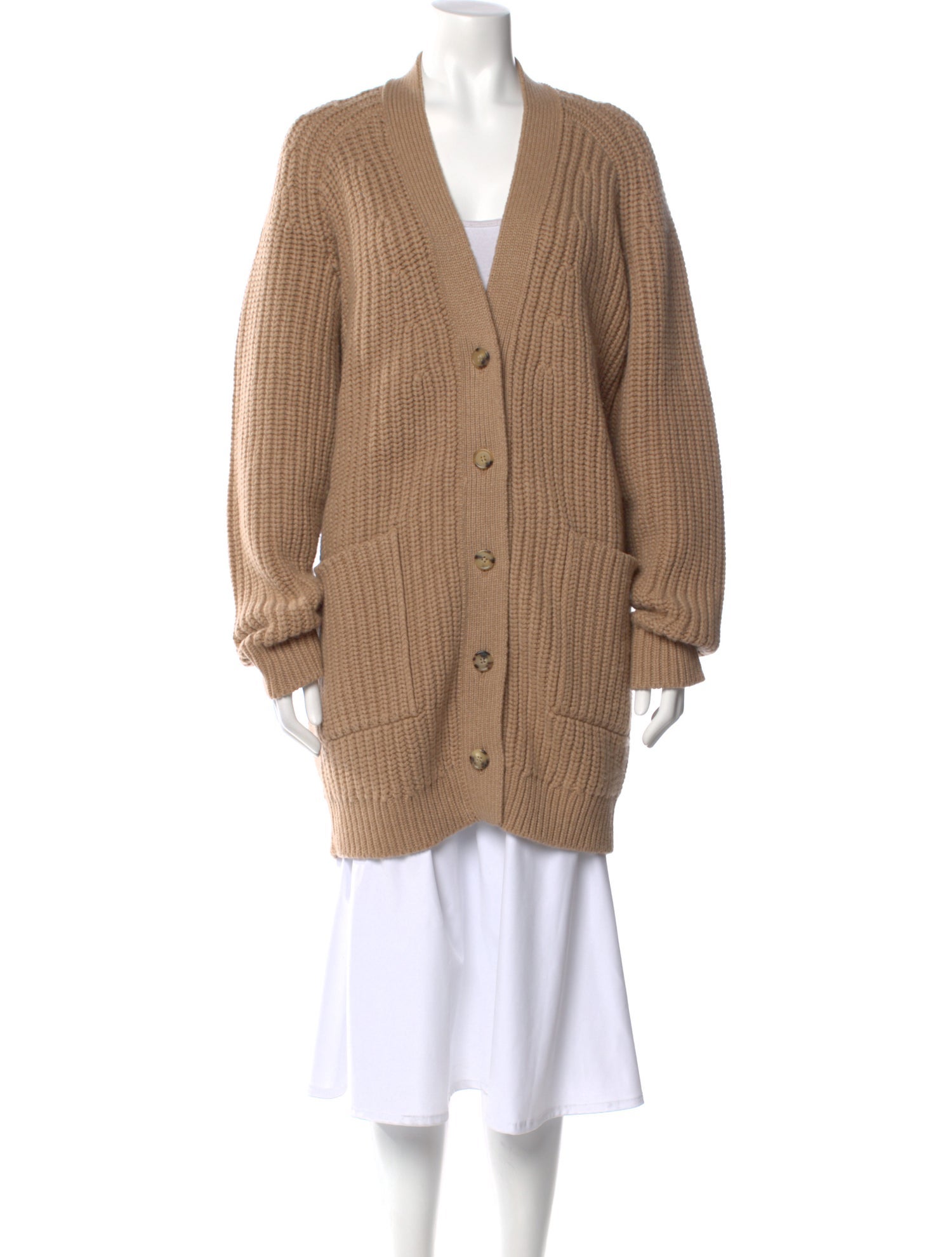 Khaite Cashmere V-Neck Sweater