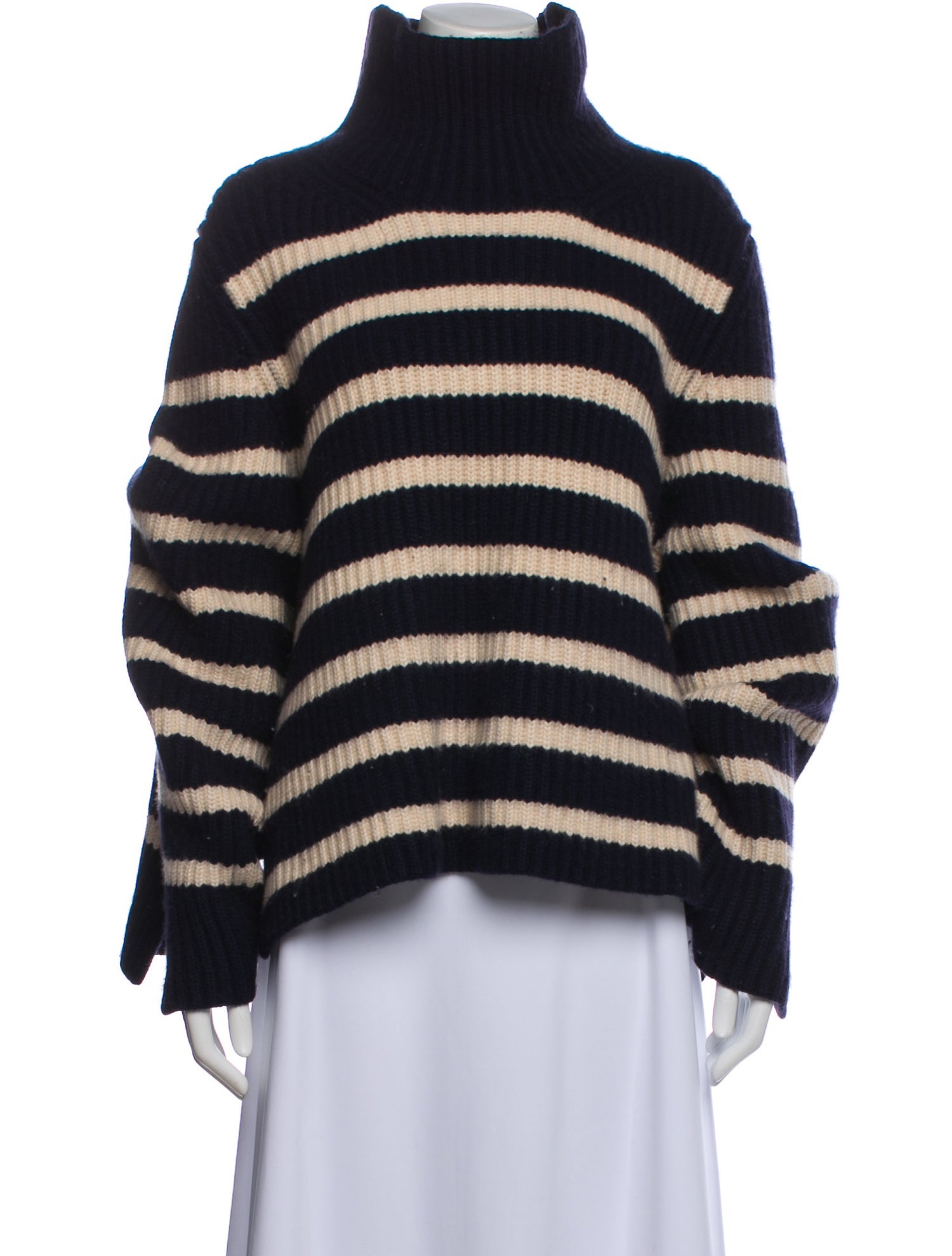 Khaite Cashmere Striped Sweater