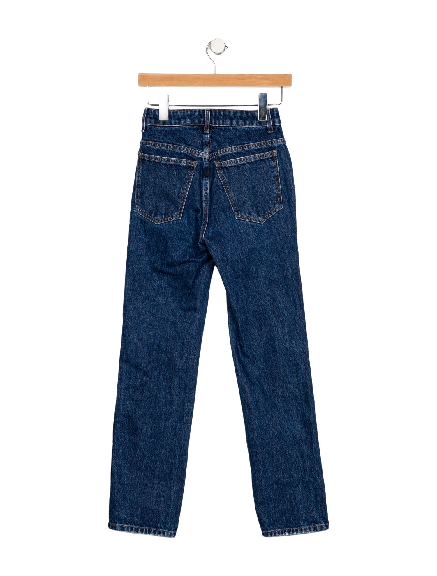 Khaite Mid-Rise Straight Leg Jeans w/ Tags