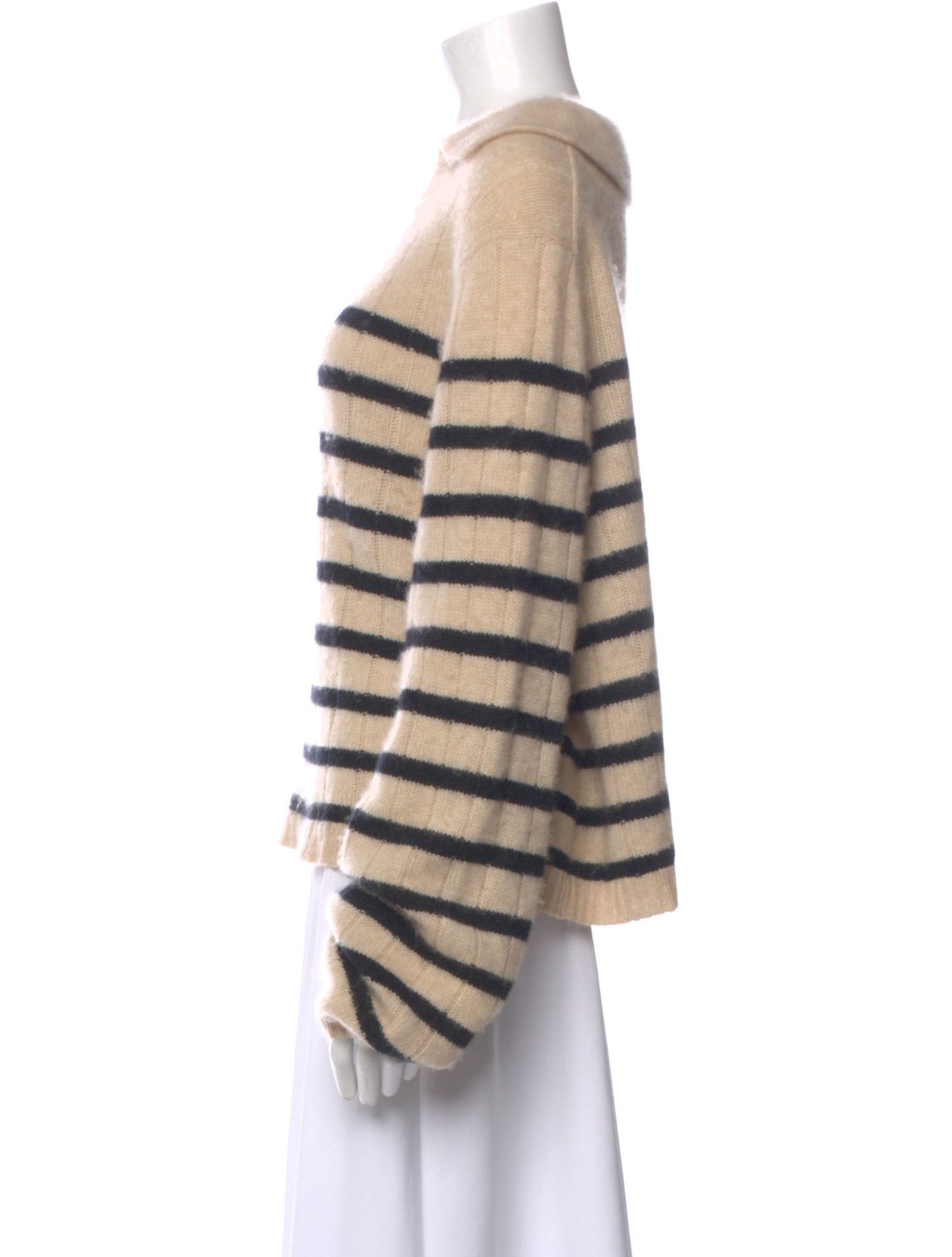 Khaite Cashmere Striped Sweater